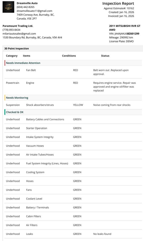 2011 Mitsubishi RVR GT - Photo #17