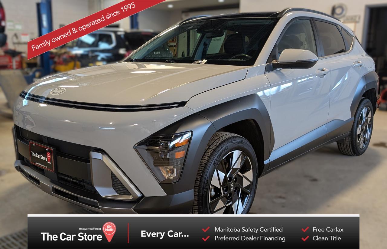 Used 2024 Hyundai KONA PREFERRED LOCAL, NO ACCIDENTS, AWD, 1OWNER for sale in Winnipeg, MB