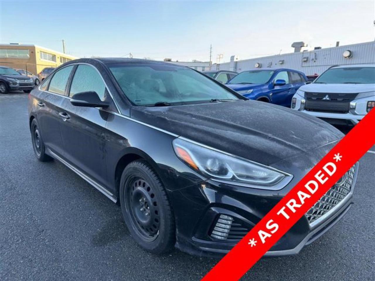 Recent Arrival! 2019 Hyundai Sonata Sport *AS TRADED* Black Cloth, Dual front impact airbags, Dual front side impact airbags, Heated front seats, Knee airbag, Occupant sensing airbag, Overhead airbag, Power moonroof.S3b 2019 Hyundai Sonata Sport *AS TRADED* FWD 6-Speed Automatic with Shiftronic 2.4L I4 DGI DOHC 16VSteele Mitsubishi has the largest and most diverse selection of preowned vehicles in HRM. Buy with confidence, knowing we use fair market pricing guaranteeing the absolute best value in all of our pre owned inventory!Steele Auto Group is one of the most diversified group of automobile dealerships in Canada, with 60 dealerships selling 29 brands and an employee base of well over 2300. Sales are up over last year and our plan going forward is to expand further into Atlantic Canada and the United States furthering our commitment to our Canadian customers as well as welcoming our new customers in the USA.