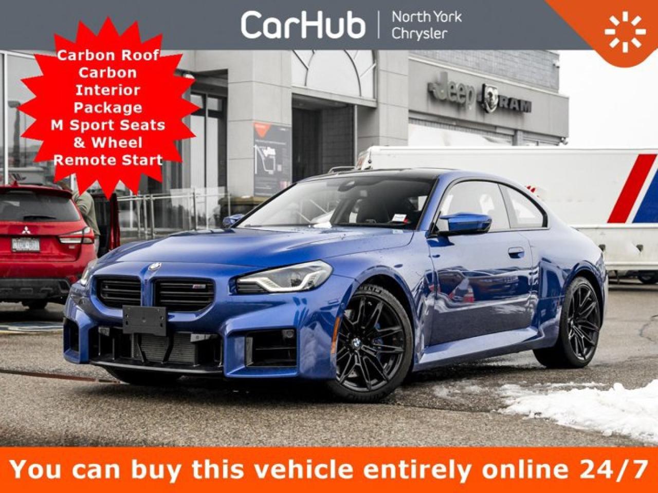 2025 BMW M2 Carbon Roof Carbon Interior M Sport Seats & Wheel Remote Start Photo0