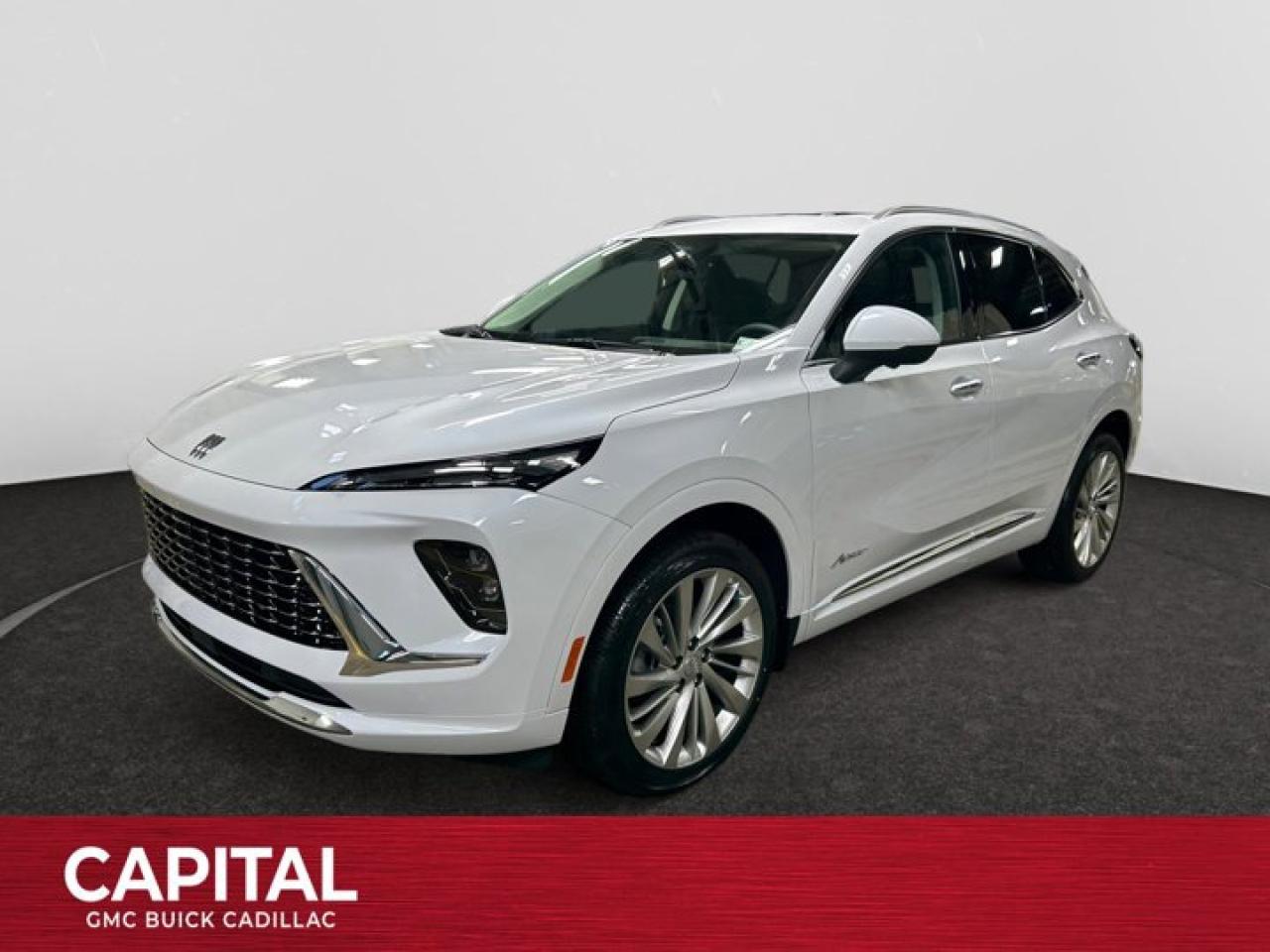 This 2026 Buick Envision in Iridescent White Tricoat is equipped with AWD and Turbocharged Gas I4 2.0L/- TBD  engine.The Buick Envision is a joy to drive and a joy to share. Its sculpted, assertive design combines dynamic lines with head-turning features to elevate expectations of what a luxury SUV can be. Simply kick your foot under the rear bumper or press a button on your key fob to open the standard hands-free power liftgate. From sculpted headlamps, signature waterfall grille to its sculpted, high-tech LED-accented taillamps and crafted chrome details all add to the signature styling of this SUV. Envisions beautifully modern interior is bound to get a few conversations started, with its spacious, welcoming design, thoughtful craftsmanship and premium amenities. The Envision offers two efficient engines: the standard 2.5L DOHC SIDI, or available 2.0L turbo. It also features available all-wheel drive, stability control and adaptive cruise control, allowing you to drive with confidence. Starting with the driver information center, youre able to stay connected to whats going on inside and outside. Envision also comes with an available built-in Wi-Fi hotspot and infotainment system, the myBuick app, Apple CarPlay and Android Auto, staying connected on the go has never been easier or more convenient. Youll also find a comprehensive suite of safety features such as rear cross traffic alert, an intelligent air bag system, safety alert seat, surround vision, lane keep assist and OnStar, all working to help keep you confident on the road.Check out this vehicles pictures, features, options and specs, and let us know if you have any questions. Helping find the perfect vehicle FOR YOU is our only priority.P.S...Sometimes texting is easier. Text (or call) 306-801-9090 for fast answers at your fingertips!Dealer License #914248Disclaimer: All prices are plus taxes & fees. See dealer for Details. Dealer Permit # 914248 See dealer for Details.