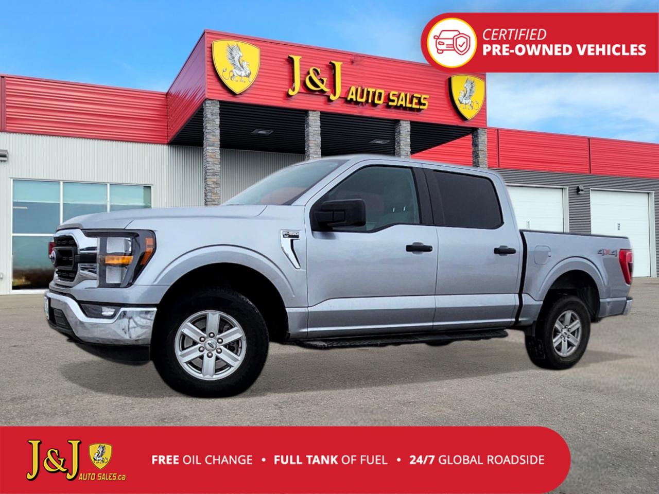 Silver Metallic 2023 Ford F-150 XLT 4WD 10-Speed Automatic 2.7L V6 EcoBoost Welcome to our dealership, where we cater to every car shoppers needs with our diverse range of vehicles. Whether youre seeking peace of mind with our meticulously inspected and Certified Pre-Owned vehicles, looking for great value with our carefully selected Value Line options, or are a hands-on enthusiast ready to tackle a project with our As-Is mechanic specials, weve got something for everyone. At our dealership, quality, affordability, and variety come together to ensure that every customer drives away satisfied. Experience the difference and find your perfect match with us today.<br><br>4WD.