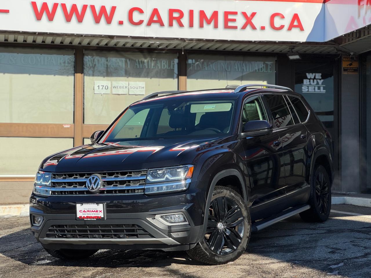 Great Condition, One Owner, Accident Free, 2018 Volkswagen Atlas Execline 3.6L AWD with VW Dealer Service History! Equipped with 3.6L VR6 Engine with 4MOTION All-Wheel Drive, Area View 360° Camera, Adaptive Cruise Control, Blind Spot Monitoring with Rear Traffic Alert, Panoramic Power Sunroof, Leather Seating Surfaces, Heated & Ventilated Front Seats, Heated Rear Seats, Heated Steering Wheel, Digital Cockpit Display, Navigation System, Fender® Premium Audio System, Apple CarPlay & Android Auto, Keyless Entry with Push Button Start, Power Tailgate, LED Headlights, 20 Alloy Wheels, and Dual-Zone Automatic Climate Control.
