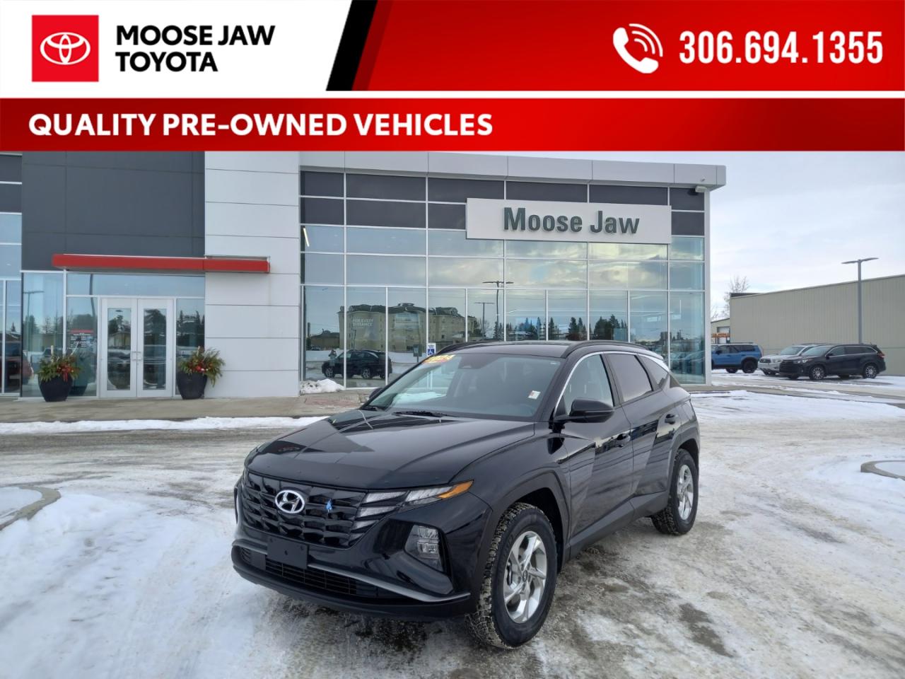 Used 2024 Hyundai Tucson Low kms and ready to go. The 2024 Tucson Preferred delivers modern styling, smart tech, and everyday comfort in a versatile SUV. for sale in Moose Jaw, SK