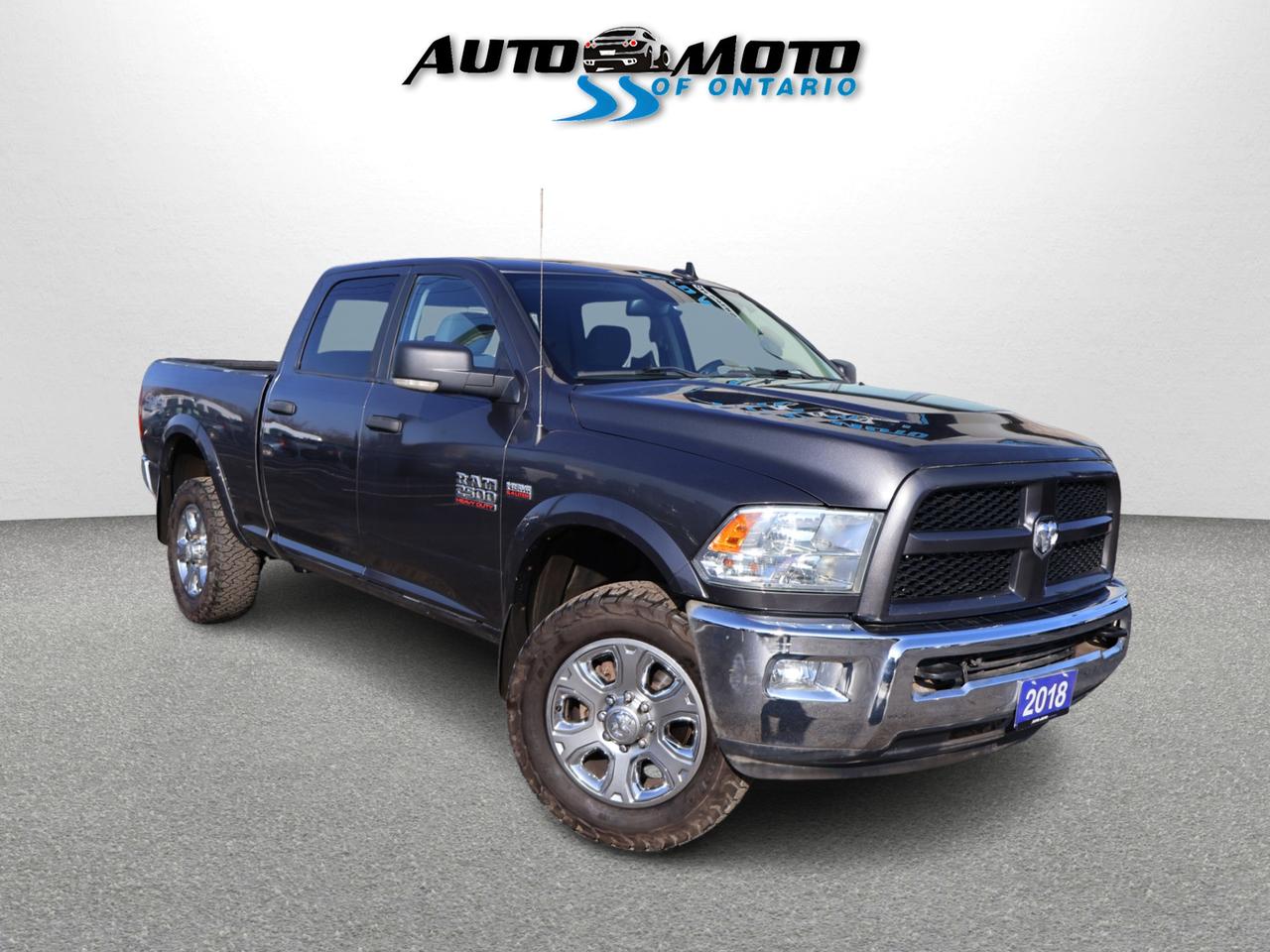 2018 RAM 2500 SLT-OFF ROAD HEMI 4WD CERTIFIED *ACCIDENT FREE*DODGE MAINTAIN**LOW KMS* CAMERA BLUETOOTH HEATED SEATS CRUISE ALLOYS Photo0
