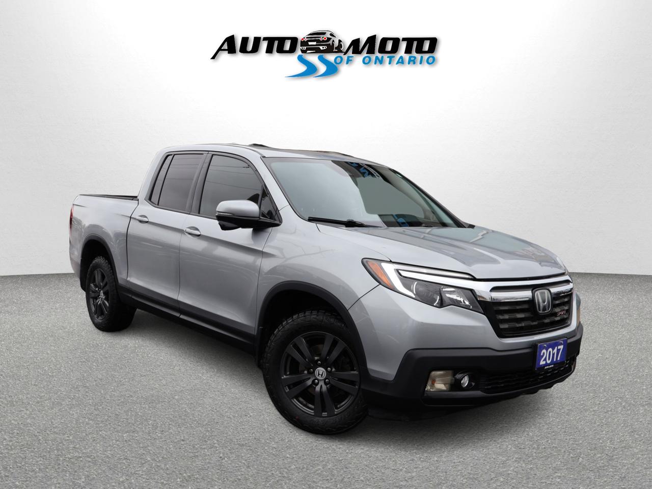 2017 Honda Ridgeline SPORT AWD CETRTIFIED *HONDA MAINTAIN* CAMERA BLUETOOTH HEATED SEATS SUNROOF CRUISE ALLOYS