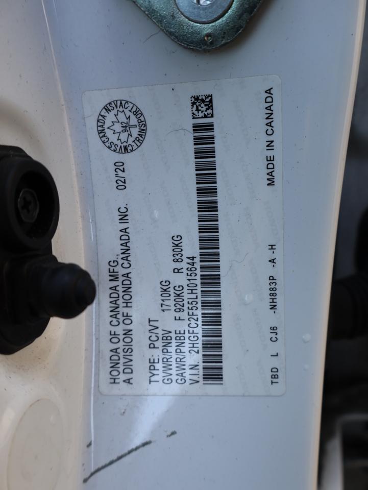 2020 Honda Civic LX CERTIFIED *ACCIDENT FREE*HONDA MAINTAIN* CAMERA BLUETOOTH HEATED SEATS CRUISE Photo