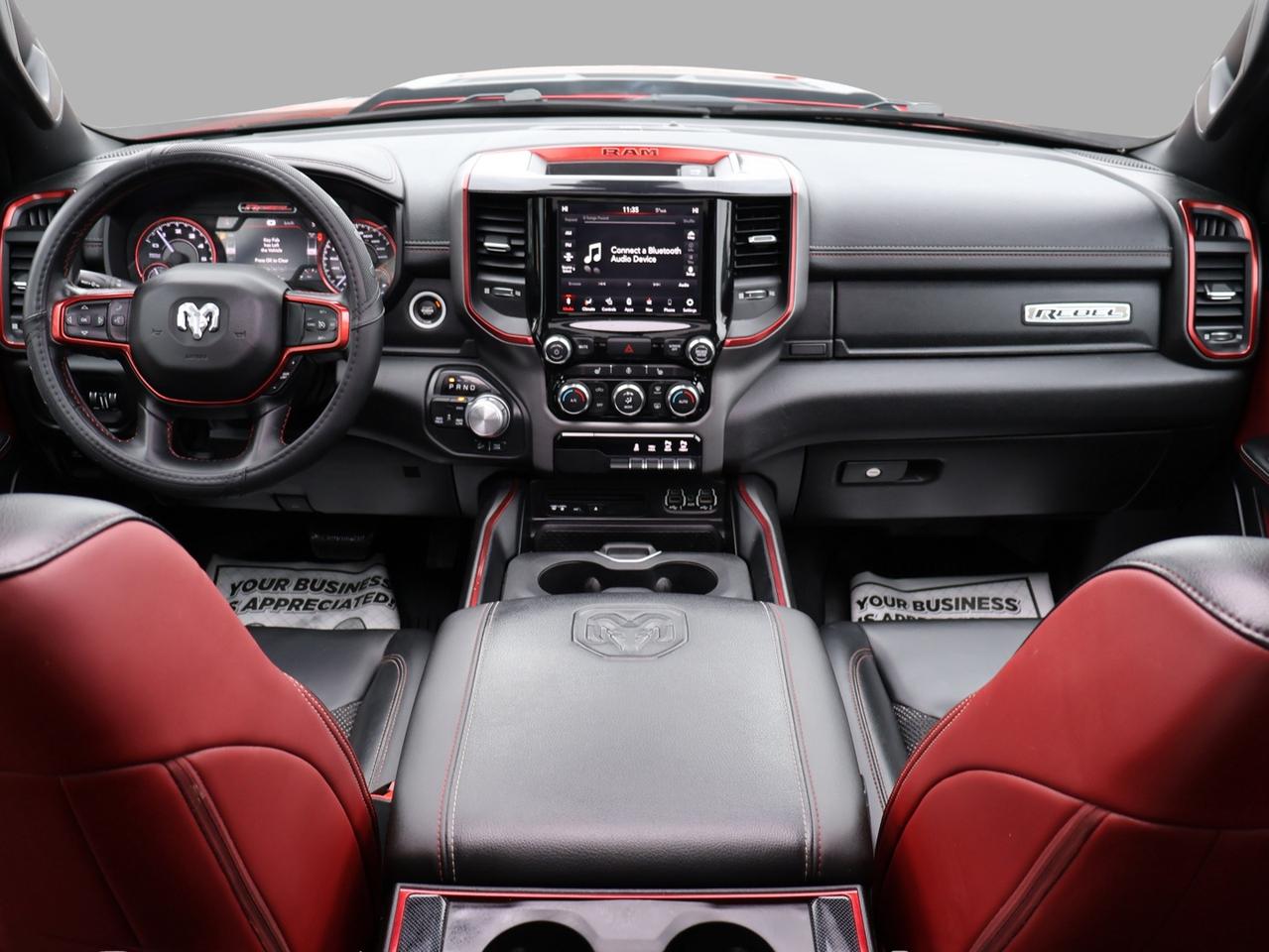 2019 RAM 1500 REBEL HEMI 4WD CERTIFIED *1 OWNER*ACCIDENT FREE* CAMERA NAV BLUETOOTH LEATHER HEATED SEATS SUNROOF CRUISE ALLOYS Photo