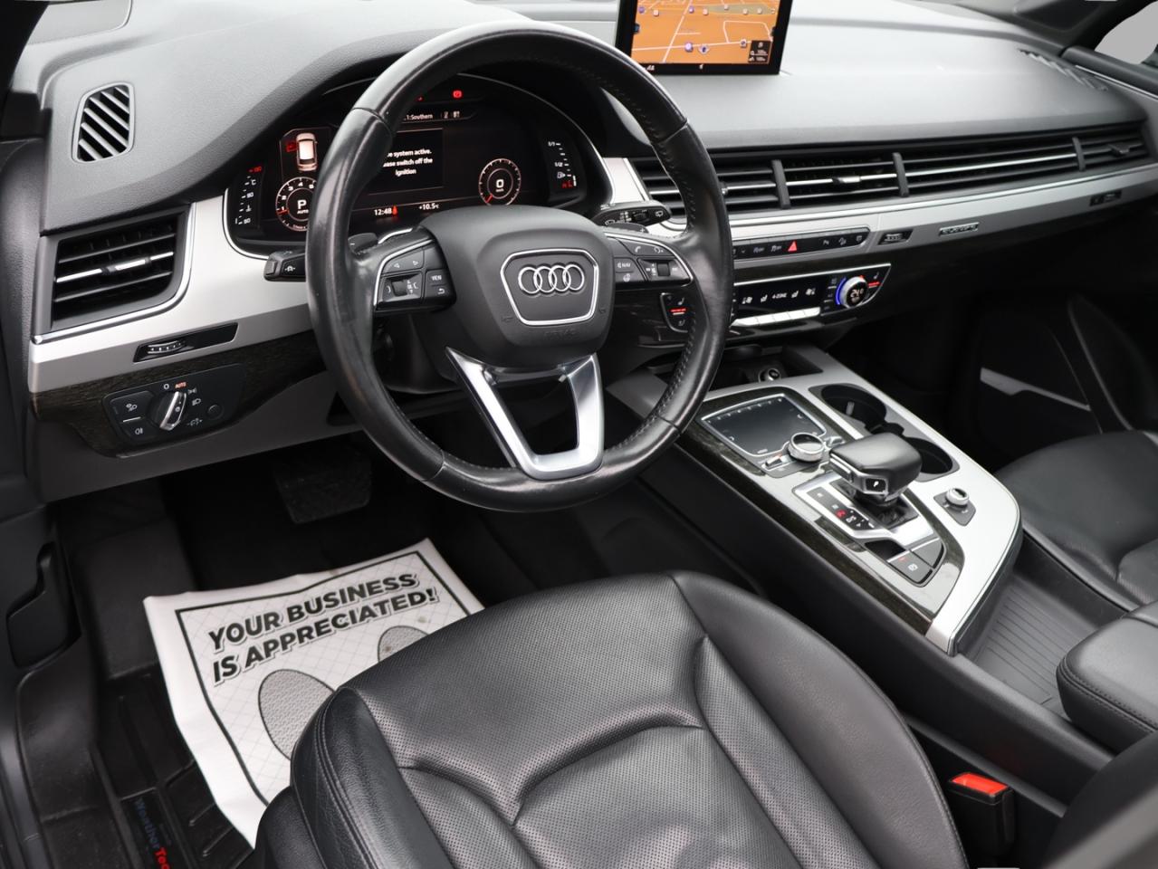 2019 Audi Q7 V6 TECHNIK S-LINE AWD CERTIFIED *ACCIDENT FREE*AUDI MAINTAIN* CAMERA NAV BLUETOOTH LEATHER HEATED SEATS PANO ROOF CRUISE ALLOYS Photo