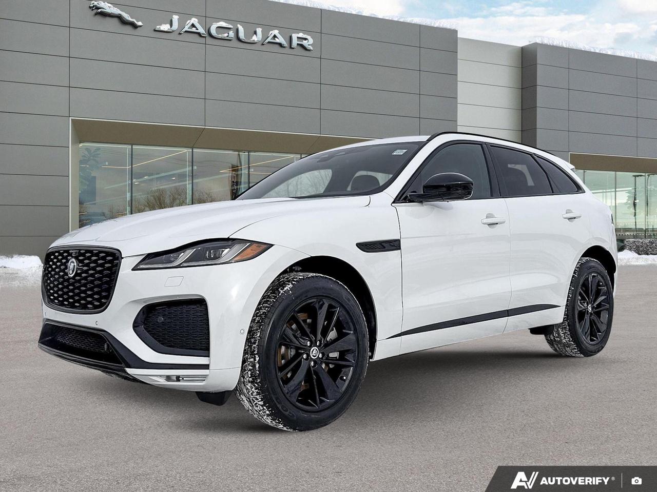 The Jaguar F-PACE R-Dynamic S delivers a bold blend of performance and luxury, with sporty design accents and a powerful, responsive drive. Advanced technology and premium interior finishes make every journey confident, comfortable, and exhilarating.
Experience the future of luxury SUVs with the 2026 Jaguar F-PACE P250 R-Dynamic S. This cutting-edge vehicle combines elegance, performance, and advanced technology to deliver an unparalleled driving experience.

- Powerful 2.0L 4-cylinder turbocharged engine with 247 HP
- All-Wheel Drive for superior handling and stability
- 16-way heated/ventilated massage electric front seats for ultimate comfort
- Pivi Pro integrated navigation system with voice activation
- Meridian Surround Sound System for immersive audio
- Adaptive Cruise Control with Steering Assist for enhanced safety
- Configurable cabin lighting to set the perfect ambiance
- Powered gesture tailgate for convenient access

Discover the epitome of automotive innovation at Jaguar Winnipeg. Reserve your test drive today and experience the F-PACEs blend of luxury and performance firsthand. Our expert team is ready to answer any questions and guide you through the seamless purchase process. Visit www.winnipegjaguar.com to start your journey with this exceptional SUV.
At Jaguar Winnipeg, we elevate your car buying experience with your new Jaguar:

- Exclusive Benefits: Drive in style with complimentary on-brand loaners or rentals during your service appointments.

- Effortless Service: Our Jaguar Valet service brings convenience to your doorstep for servicing.

- Maintain the Shine: Enjoy free vehicle washes with each service visit.

- Refined Atmosphere: Experience our sophisticated showroom featuring gourmet coffee and luxurious amenities.

- Skilled Professionals: Our Jaguar-trained technicians are committed to keeping your vehicle at its peak.

Cant find your dream Jaguar in our current lineup? Well find it for you!

Schedule your visit or call for an exclusive experience:

Phone: 204-452-8030
Website: winnipegjaguar.com 

Dealer Permit #0112
Dealer permit #0112