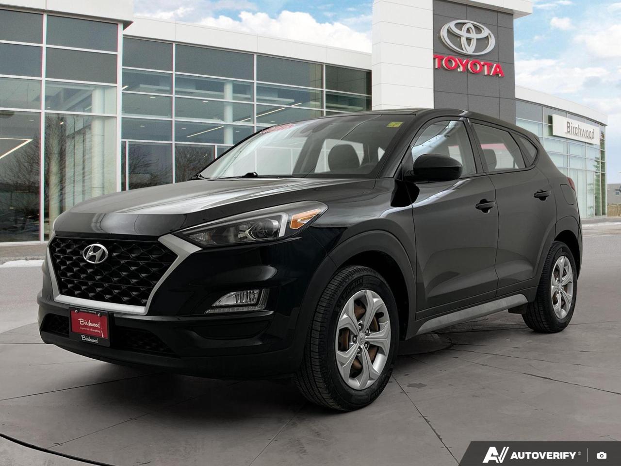Local Vehicle!
Good Conditon!
Experience the versatility and reliability of this 2019 Hyundai Tucson Essential. With its sleek Ash Black exterior and comfortable interior, this SUV is perfect for both city driving and weekend adventures.

Key Features:
- Fuel-efficient 2.0L 4-cylinder engine
- Smooth automatic transmission
- Front-wheel drive for improved handling
- Spacious 5-passenger seating
- Excellent fuel economy: 7.9L/100km highway, 10L/100km city
- Well-maintained with 109,985 km on the odometer
- Reliable and budget-friendly used vehicle

At Birchwood Toyota, were committed to helping you find the perfect vehicle for your needs. Whether youre interested in taking this Tucson for a test drive or have questions about its features, our team is here to assist you. Visit our website at www.birchwoodtoyota.ca to schedule an appointment or start your purchase journey today. Dont miss out on this fantastic opportunity to own a dependable and stylish SUV!
Experience is Everything at Birchwood Toyota! Our mission is to provide the most transparent and efficient sales process for our customers. We strive to provide the best service possible, whether you visit us in person, shop our website, or take advantage of our buy from home program.

The Birchwood Toyota Trade-in Guarantee - We buy your vehicle even if you dont buy ours!


100% guaranteed approval for every qualifying year, make and model. Only the Best Rates and Terms available.

This vehicle qualifies for Birchwood Toyota Shield, which includes:

Guardian Protection:
- Cosmetic Wheel Protection
- Paintless Dent Repair
- Key/Remote Replacement

Dealer Permit #0025
Dealer permit #0025