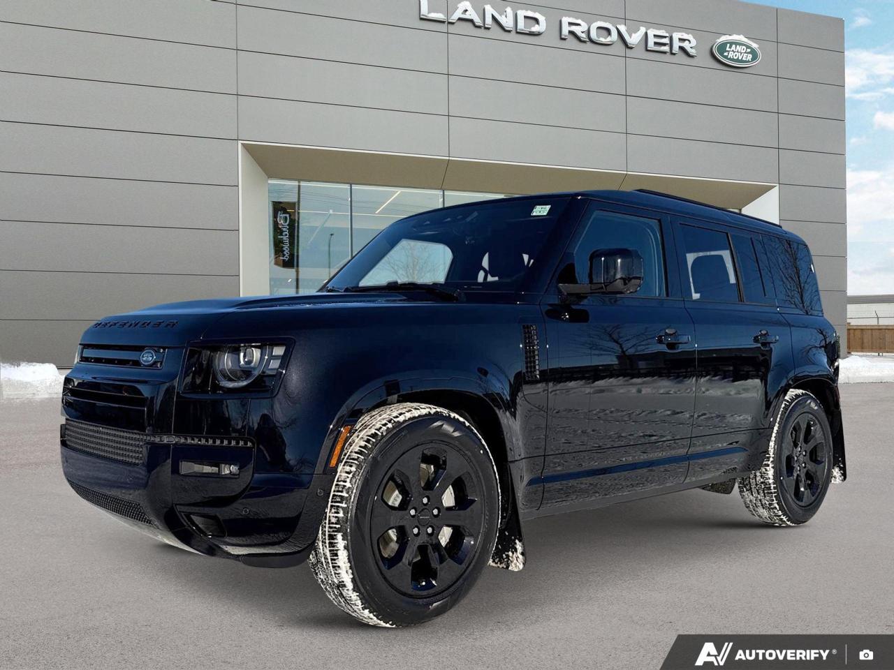 The 2026 Defender 110 P400 blends unstoppable performance with refined luxury, built to conquer extreme terrain without compromising comfort. Iconic design, advanced technology, and a powerful inline-six make every journey an adventure.
Experience the future of off-road luxury with the 2026 Land Rover Defender X-Dynamic SE. This cutting-edge SUV combines rugged capability with sophisticated technology, offering an unparalleled driving experience.

- Advanced 3.0L I6 MHEV Turbo & Electric Supercharged engine
- Adaptive Cruise Control with Stop and Go for effortless journeys
- Innovative PIVI Pro (Connected) infotainment system
- Aerial View Camera System for superior maneuverability
- Meridian Surround Sound System for immersive audio
- Heated and cooled electric memory front seats
- Extended Black Exterior Pack for a striking appearance

Ready to embark on your next adventure? Reserve your 2026 Land Rover Defender X-Dynamic SE today or contact Land Rover Winnipeg to schedule a personalized test drive. Our team is eager to answer any questions and help you experience the pinnacle of SUV engineering.
At Land Rover Winnipeg, we dont just sell vehicles; we deliver an exceptional ownership experience with your new Land Rover:

- Exclusive Perks: Enjoy on-brand loaners and rental vehicles during your scheduled service appointments.

- Convenience at Your Door: Benefit from our Land Rover Valet concierge service for hassle-free vehicle servicing.

- Keep It Clean: Complimentary washes with every service visit.

- Luxurious Comfort: Visit our state-of-the-art facility with full coffee service and premium amenities.

- Expert Care: Our Land Rover-trained technicians are dedicated to the longevity and performance of your vehicle.

Dont see exactly what youre looking for in our new or pre-owned inventory? Let our team locate it for you!

Visit us today or call for a personalized experience:

Phone: 204-452-8030
Website: winnipeglandrover.com  

Dealer Permit #0112
Dealer permit #0112