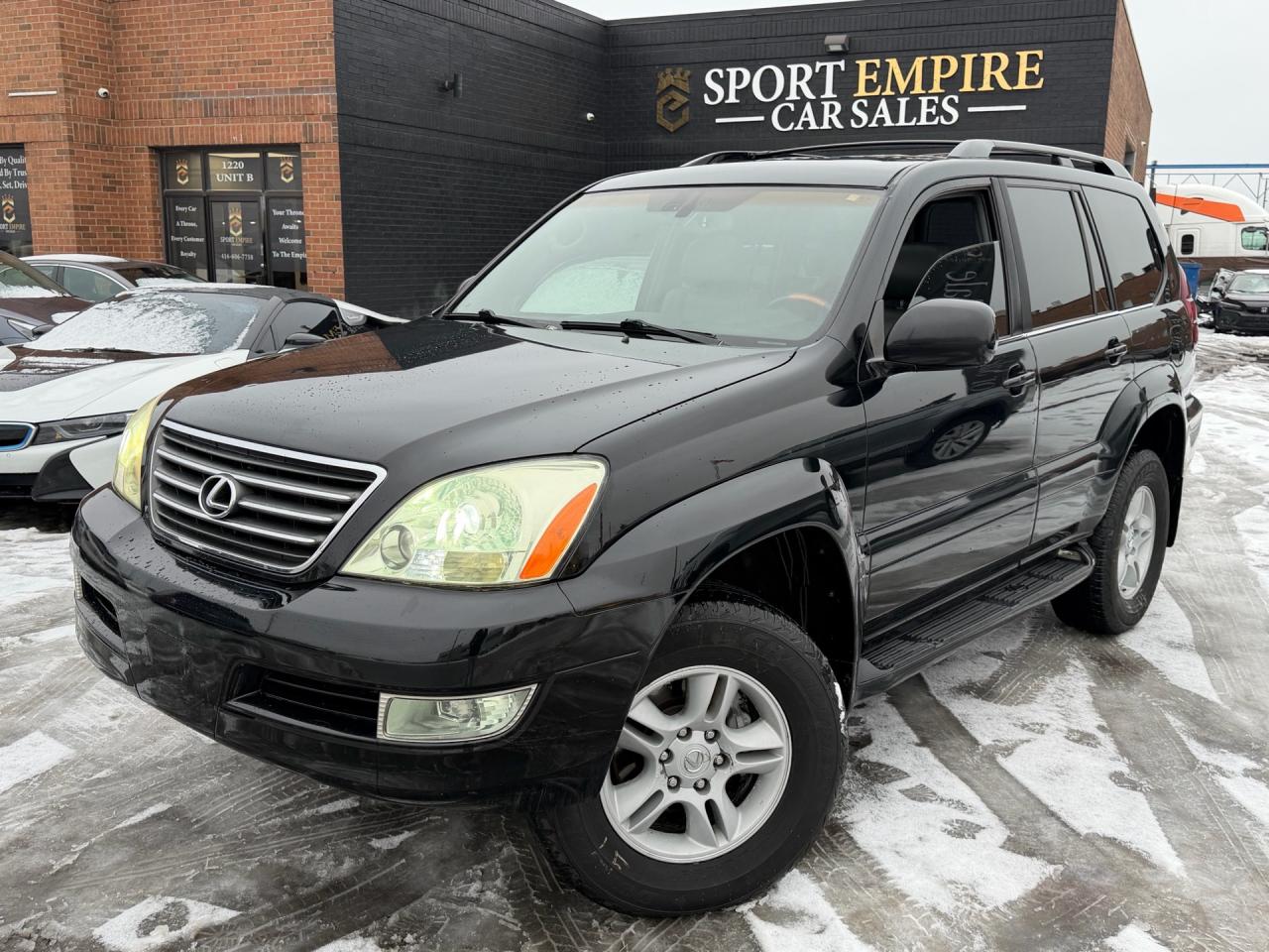 *FULLY LOADED* *RARE* *MINT CONDITION* *HEATED SEATS* *CERTIFIED* *AUTOMATIC* Safety Certified included in Price | By Appointment Only: 416-606-7758Year :2006Price: $15,880+HSTMake: LexusModel: GX 470Kms: 280,081Sport empire carsOffering a beautiful Lexus GX 470 with only 280,081 kms!! For the affordable price of  $15,880+HST and licensing. Beautiful Black exterior with a Black leather interior. Vehicle COMES SAFETY CERTIFIED!! Professionally detailed and ready to go. Perfect combination of reliability, comfort and luxury.Buy with Trust with an Ontario registered dealer.VIN: JTJBT20X260110482
