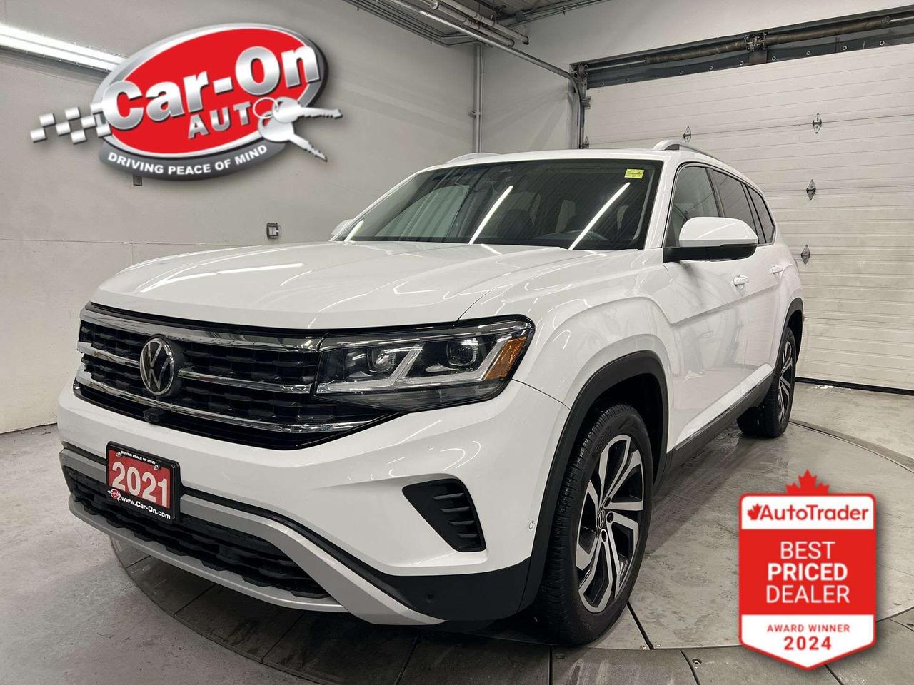 ONLY 81,000KMS!! LOADED EXECLINE ALL-WHEEL DRIVE 7-PASSENGER W/ 3.6L V6!! Leather, panoramic sunroof, heated/cooled front seats & heated rear seats, heated steering, active park assist, 8-inch touchscreen w/ navigation, Android Auto/ Apple CarPlay,, 20-inch alloys, remote start, blind spot monitor, rear cross-traffic alert, pre-collision system, lane keep assist, adaptive cruise control, backup camera w/ front & rear park sensors,  three-zone climate control, wireless charger, tow package, automatic headlights w/ auto highbeams, rain-sensing wipers, power liftgate, full power group incl. power driver & passenger seats w/ driver memory, leather-wrapped steering wheel, rear sunshades, keyless entry w/ push start, Bluetooth and Sirius XM!!*This car was used as a previous daily rental*