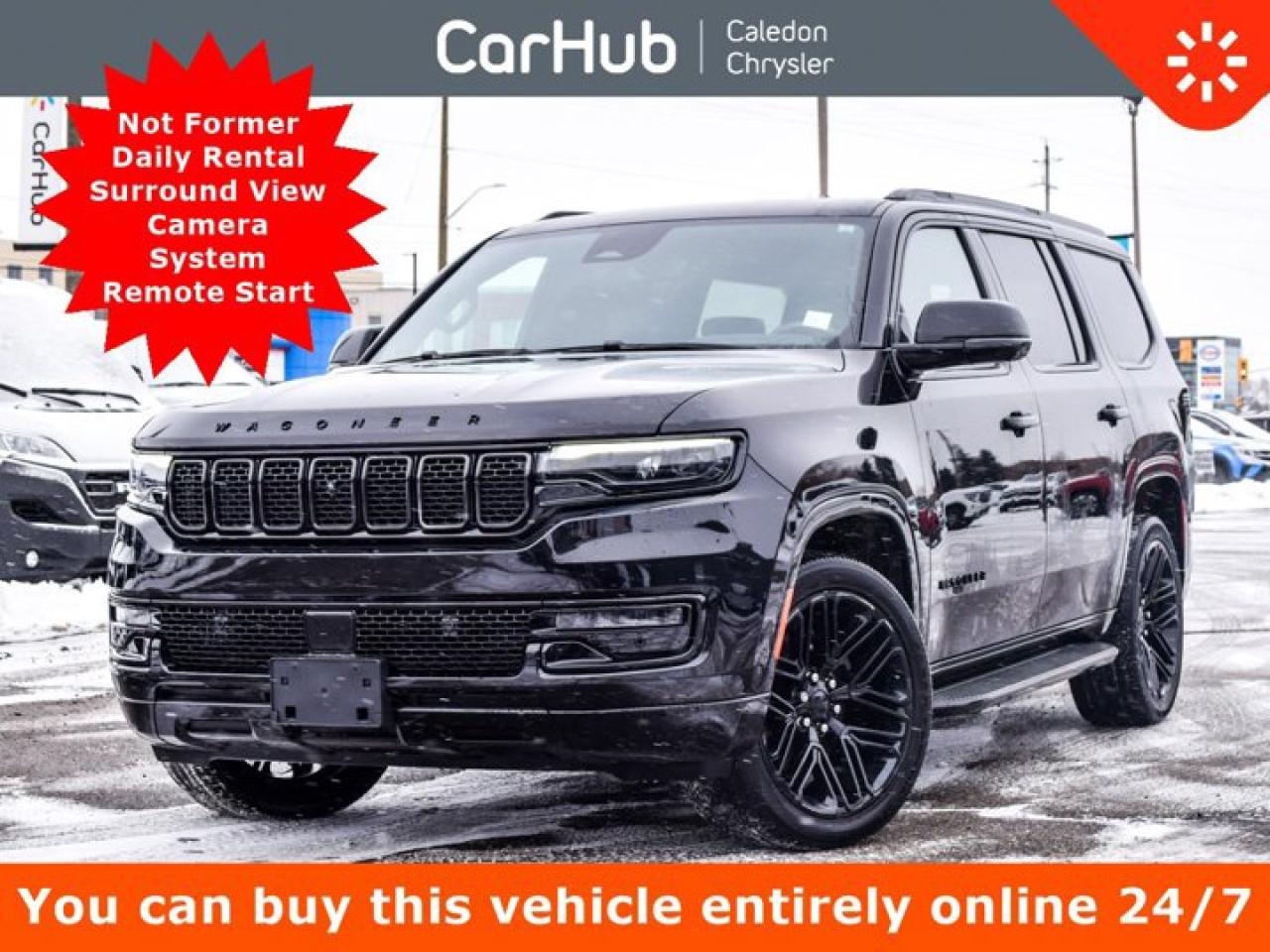 Tried-and-true, this 2022 Jeep Wagoneer Series III 7 Passenger ,Carbide lets you cart everyone and everything you need. Tire Specific Low Tire Pressure Warning, Side Impact Beams, Rear Child Safety Locks, ParkView Back-Up Camera w/Washer, ParkSense Front And Rear Parking Sensors.Our advertised prices are for consumers (i.e. end users) only.

Clean Carfax

Not Former Daily Rental

This vehicle is in excellent condition and has passed a multi point inspection. Vehicle detailed.

 

 

Feel Safe on the Road with Your Jeep Wagoneer 
Outboard Front Lap And Shoulder Safety Belts -inc: Height Adjusters and Pretensioners, Forward Collision Warning-Plus, Electronic Stability Control (ESC) And Roll Stability Control (RSC), Dual Stage Driver And Passenger Seat-Mounted Side Airbags, Dual Stage Driver And Passenger Front Airbags, Driver And Passenger Knee Airbag, Curtain 1st, 2nd And 3rd Row Airbags, Cross Path Detection, Collision Mitigation-Front, Blind Spot Detection Blind Spot, Airbag Occupancy Sensor, Active Lane Management Lane Keeping Assist, Active Lane Management Lane Departure Warning, ABS And Driveline Traction Control.

 

Loaded with Additional Options

Head-Up Display

Remote Start System

Power 3 Panel Sunroof

Smart Device Integration

Power Adjustable Pedals

Nappa Leather Rear Seat

Wireless Phone Connectivity

Mobile Hotspot Internet Access

Surround View Camera System

Blind Spot Detection Blind Spot

Power Liftgate Rear Cargo Access

Heated Leatherette Steering Wheel

Parallel & Perpendicular Park Assist

Adaptive Cruise Control w/Stop & Go

Radio: Uconnect 5 Nav w/10.1 Display

Power Tilt/Telescoping Steering Column

Active Lane Management Lane Keeping Assist

Integrated Navigation System w/Voice Activation

Active Lane Management Lane Departure Warning

Driver And Passenger Heated And Ventilated Front Seats

Speed Sensitive Rain Detecting Variable Intermittent Wipers

Voice Activated Dual Zone Front And Rear Automatic Air Conditioning

Memory Settings -inc: Driver Seat, Door Mirrors, Steering Wheel, Audio and Pedals

Side Distance Warning, 2nd Row Manual Window Shades, Surround View Camera System, Parallel & Perpendicular Park Assist, Drowsy Driver Detection, Intersection Collision Assist System, Traffic Sign Recognition, adio w/Seek-Scan, Clock, Speed Compensated Volume Control, Aux Audio Input Jack, Steering Wheel Controls, Voice Activation, Radio Data System and External Memory Contro, 12-Way Power Passenger Seat -inc: Power Recline, Height Adjustment, Fore/Aft Movement, Cushion Tilt and Power 4-Way Lumbar Support, 12-Way Power Driver Seat -inc: Power Recline, Height Adjustment, Fore/Aft Movement, Cushion Tilt and Power 4-Way Lumbar Support, Engine: 5.7L V8 w/eTorque, Transmission: 8-Speed Automatic (8HP75), Reversible Carpet/Vinyl Cargo Mat, Foldable Cargo Shade, Black Interior Accents, Carbide Appearance Package, 3 Panel Sunroof, Adjustable Roof Rail Crossbars, Piano Black Exterior Accents, 2nd Row Seats w/Tip/Slide Recline, 7 Passenger Seating, Floor Console w/Cupholder, Side Distance Warning, 2nd Row Manual Window Shades, Surround View Camera System, Parallel & Perpendicular Park Assist, Drowsy Driver Detection, Intersection Collision Assist System, Traffic Sign Recognition,TRANSMISSION: 8-SPEED AUTOMATIC (8HP75) (STD), GLOBAL BLK W/GLOBAL BLK, NAPPA LEATHER-FACED BUCKET SEATS, FRONT PASSENGER INTERACTIVE DISPLAY, ENGINE: 5.7L V8 W/ETORQUE (STD), DIAMOND BLACK CRYSTAL PEARL, 3.21 FINAL DRIVE RATIO (STD), Wireless Phone Connectivity.

 

The window sticker for this used vehicle is the original sticker, so detailed options, pricing and specs may differ. Please inquire for more information.
Please note the window sticker features options the car had when new -- some modifications may have been made since then. Please confirm all options and features with your CarHub Product Advisor.

 

 

Drive Happy with CarHub
*** All-inclusive, upfront prices -- no haggling, negotiations, pressure, or games

*** Purchase or lease a vehicle and receive a $1000 CarHub Rewards card for service

*** Purchase this vehicle fully online on CarHub websites

 

Transparency Statement
Online prices and payments are for finance purchases -- please note there is a $850 finance/lease fee. Cash purchases for used vehicles have a $2,350 surcharge (the finance price + $2,350), however cash purchases for new vehicles only have tax and licensing extra -- no surcharge. NEW vehicles priced at over $100,000 including add-ons or accessories are subject to the additional federal luxury tax. While every effort is taken to avoid errors, technical or human error can occur, so please confirm vehicle features, options, materials, and other specs with your CarHub representative. This can easily be done by calling us or by visiting us at the dealership. CarHub used vehicles come standard with 1 key. If we receive more than one key from the previous owner, we include them with the vehicle. Additional keys may be purchased at the time of sale. Ask your Product Advisor for more details. Payments are only estimates derived from a standard term/rate on approved credit. Terms, rates and payments may vary. Prices, rates and payments are subject to change without notice. Please see our website for more details.