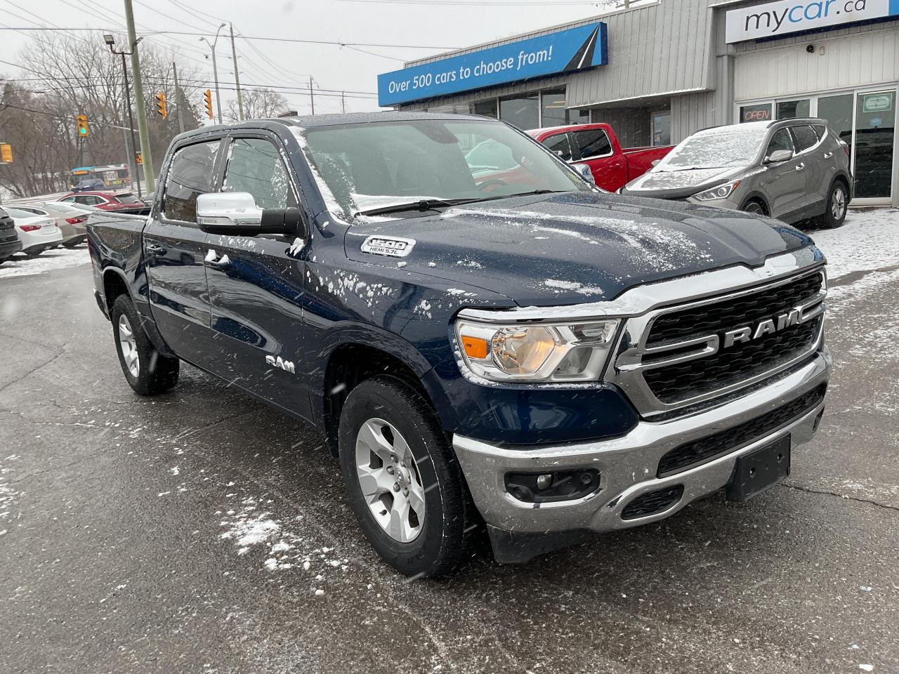 ???? 5.7L V8 Power  RAM 1500 BIG HORN 2022  Built Tough for Work and Play! ????<br><br>

This capable RAM 1500 Big Horn delivers legendary V8 performance with four-wheel drive capability and only 33,861 miles on the odometer. Whether youre hauling, towing, or cruising, this truck is ready to tackle any job with confidence and comfort.<br><br>

Features youll love:<br>
? 5.7L V8 Engine<br>
? Four Wheel Drive<br>
? Backup Camera<br>
? Bluetooth Connectivity<br>
? Air Conditioning<br>
? Cruise Control<br>
? Full Power Group<br><br>

?? NO FEES! <span>(Just pay applicable taxes.)</span><br>
?? LOWEST PRICE GUARANTEED!<br><br>

?? 4 LOCATIONS TO SERVE YOU BETTER:<br>
?? RICHMOND: 1-888-416-2199<br>
?? OTTAWA: (343) 429-6444<br>
?? KINGSTON: 1-888-508-3494<br>
?? NORTH BAY: 1-888-282-3560<br><br>

?? Visit <strong>WWW.MYCAR.CA</strong> to see this RAM 1500 and more!<br>
?? Confidence, comfort, and value  all in one! ??