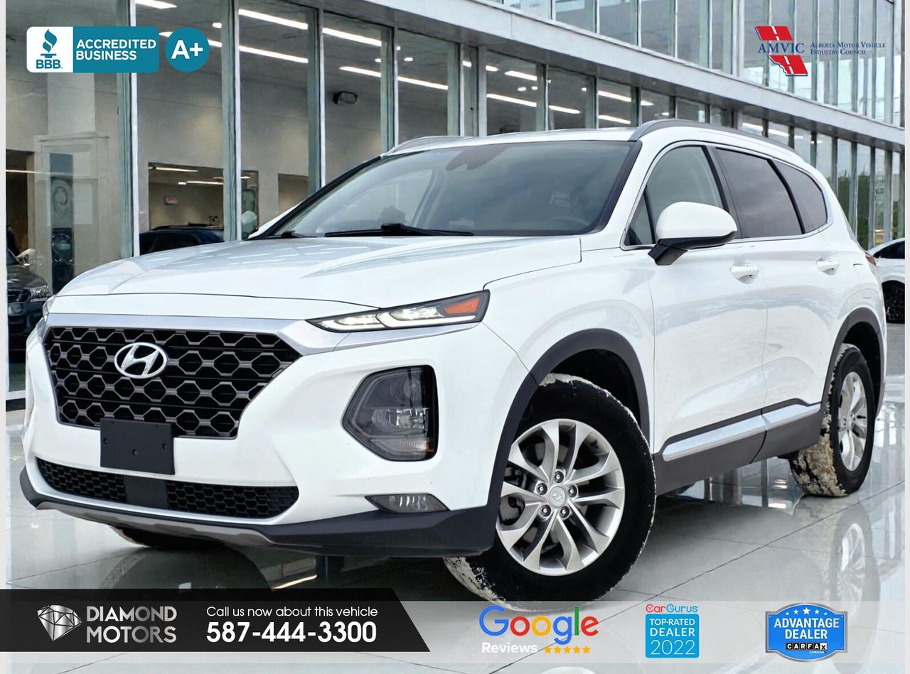 CLEARANCE PRICED  PRICED TO MOVE <br/> <br/> <br/> LIMITED TIME at Diamond Motors <br/> Drive away with a FREE 1-Year Warranty + low payments included at Listed Price. T&Cs Apply. <br/> 2.4L 4 CYLINDER ENGINE, ALL WHEEL DRIVE, LANE ASSIST, CRUISE CONTROL, HEATED SEATS, HEATED STEERING WHEEL, APPLECARPLAY/ANDROID AUTO, BACKUP CAMERA, TWO KEYS, REMOTE STARTER, AND MUCH MORE! <br/> <br/> <br/> Now Available: 2020 Hyundai Santa Fe SE AWD White has 173,082 KM on it. 2.4L 4 Cylinder Engine engine, All-Wheel Drive, Automatic transmission, 5 Seater passengers, on special price for $15,900.00. <br/> <br/> <br/> Book your appointment today for Test Drive. We offer contactless Test drives & Virtual Walkarounds. Stock Number: 25336 <br/> Disclosure: This vehicle was previously registered in BC. Vehicle has passed all required inspections in Alberta. <br/> The vehicle was in need of repairs as a result of an incident or collision that cost more than $3,000 including parts and labour. <br/> At Diamond Motors, we are dedicated to providing you with an outstanding car-buying experience, offering quality pre-owned vehicles at prices that fit your budget. Our transparent and honest approach means you can expect straightforward guidance without any high-pressure sales tactics. We believe in building lasting relationships with our customers by offering personalized service tailored to your needs. From the moment you step onto our lot, our team is here to support you every step of the way, ensuring you leave confident in your decision. Trust, integrity, and customer satisfaction are the foundation of everything we do. <br/> <br/> <br/> Why Choose Diamond Motors?<br/> <br/> Certified Pre-Owned Vehicles <br/> Family Owned & Operated <br/> 100+ Vehicles in Stock <br/> Finance & Extended Warranty Available <br/> Transparent Pricing <br/> Inspection & Carfax Provided <br/> No-Pressure Buying Experience <br/> Full Disclosure Guaranteed <br/> Top Google Rated Dealership <br/> Trade-Ins Welcome <br/> AMVIC Licensed & BBB Accredited <br/> CarGurus Top-Rated Dealer (2022 & 2024) <br/> <br/> <br/> Phone to schedule an appointment @ 587-444-3300 or simply browse our inventory online www.diamondmotors.ca or come and see us at our location at <br/> 3403 93 street NW, Edmonton, T6E 6A4 <br/> <br/> <br/> To view the rest of our inventory: <br/> www.diamondmotors.ca/inventory <br/> <br/> <br/> This dealership provides all required disclosures in accordance with AMVIC regulations. A completed Mechanical Fitness Assessment and its associated inspection work order will be supplied with every vehicle. A Carfax (or equivalent) vehicle history report will also be provided, including available information on previous damage, accident history, stolen or salvage status, and jurisdictional records. <br/> Customers are encouraged to review all vehicle features, options, and equipment for accuracy prior to purchase. <br/>