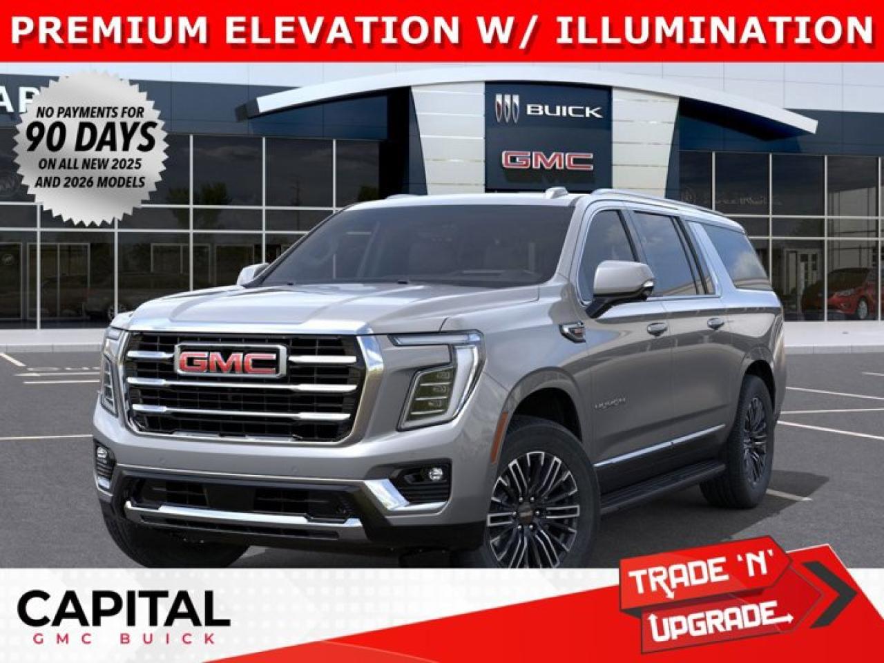 Take a look at this 2026 GMC Yukon Elevation XL... Fully equipped with Elevation Premium Package and options like Super Cruise, Heated and Cooled Seats, Dual Rear Media Screens, Panoramic Sunroof, Power Liftgate, 360 CAM, Max Trailering Package, Heated Rear Seats, Power Sliding Center Console, Assist Steps and so much more! Dont miss out on this one...Ask for the Internet Department for more information or book your test drive today! Text 825-445-0521 for fast answers at your fingertips!AMVIC Licensed Dealer - Licence Number B1044900Disclaimer: All prices are plus taxes and include all cash credits and loyalties. See dealer for details. AMVIC Licensed Dealer # B1044900