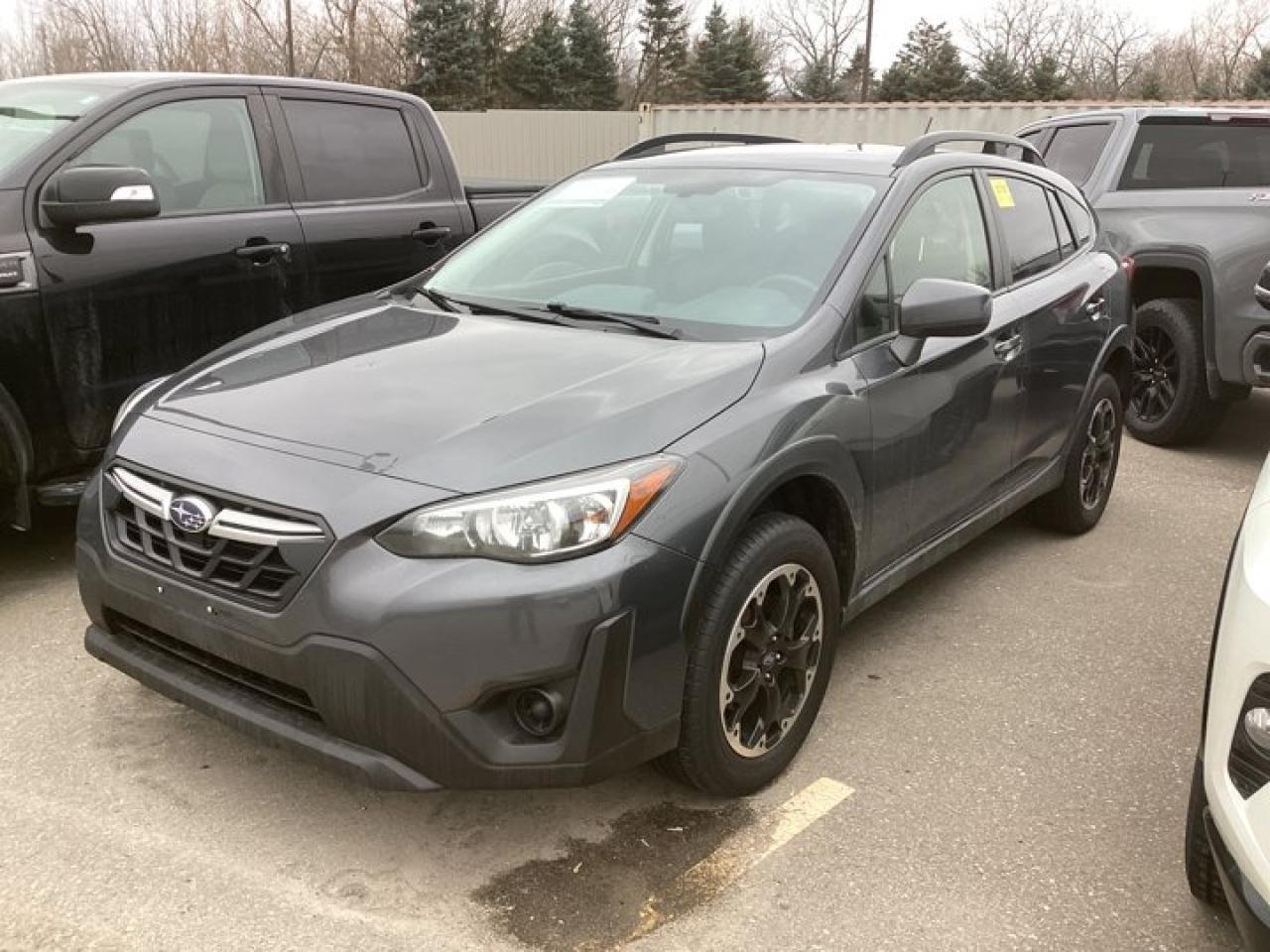 This Subaru Crosstrek boasts a Gas 4cyl 2.0 L engine powering this Variable transmission. Apple Carplay, Android Auto, Adaptive Cruise.*This Subaru Crosstrek Features the Following Options *Transmission: Lineartronic CVT Automatic includes: hill holder system, enhanced gauges w/4.2colour information display, X-MODE, auto start-stop, and SI-DRIVE, EyeSight, lead vehicle start alert, Pre-Collision Throttle Management, Adaptive Cruise Control, Pre-Collision Braking System, pre-collision brake assist, Lane Keep Assist, Lane Departure Warning, Lane Sway Warning, Transmission w/Driver Selectable Mode and Oil Cooler, Tires: 225/60R17, Radio: 6.5 Infotainment System w/AM/FM/MP3/WMA includes: high-resolution touchscreen display, STARLINK smartphone integration (including Aha radio), 4 speakers, USB port/iPod control, auxiliary audio input, Bluetooth mobile phone connectivity w/voice activation, Bluetooth streaming audio, roof-mounted antenna and Radio Data System, GVWR: 1,970 kgs (4,343 lbs), Full-Time All-Wheel, Engine: 2.0L 16V DOHC -inc: Subaru Boxer, Engine Auto Stop-Start Feature, Automatic Air Conditioning, Auto Off Reflector Halogen Daytime Running Headlamps.*Visit Us Today *Come in for a quick visit at Haldimand Motors Ltd., 42 Talbot St E, Cayuga, ON N0A 1E0 to claim your Subaru Crosstrek!