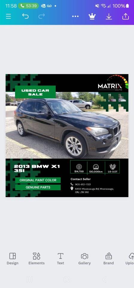 2013 BMW X1 AWD 4dr 35i Photo0