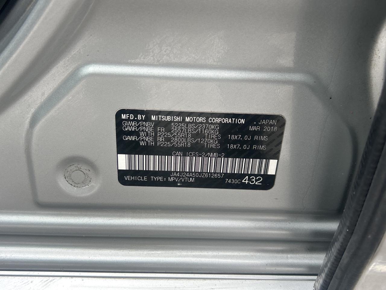 2018 Mitsubishi Outlander PHEV SE Hybrid PHEV Photo