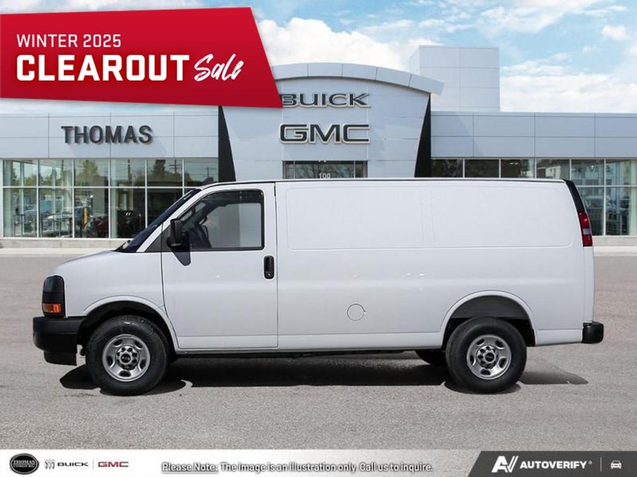2025 GMC Savana 2500 Work Van Rear-Wheel Drive Cargo Van Photo2