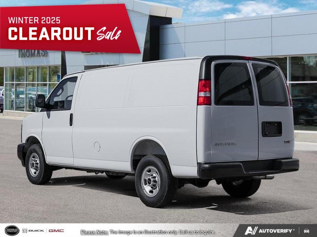 2025 GMC Savana 2500 Work Van Rear-Wheel Drive Cargo Van Photo3