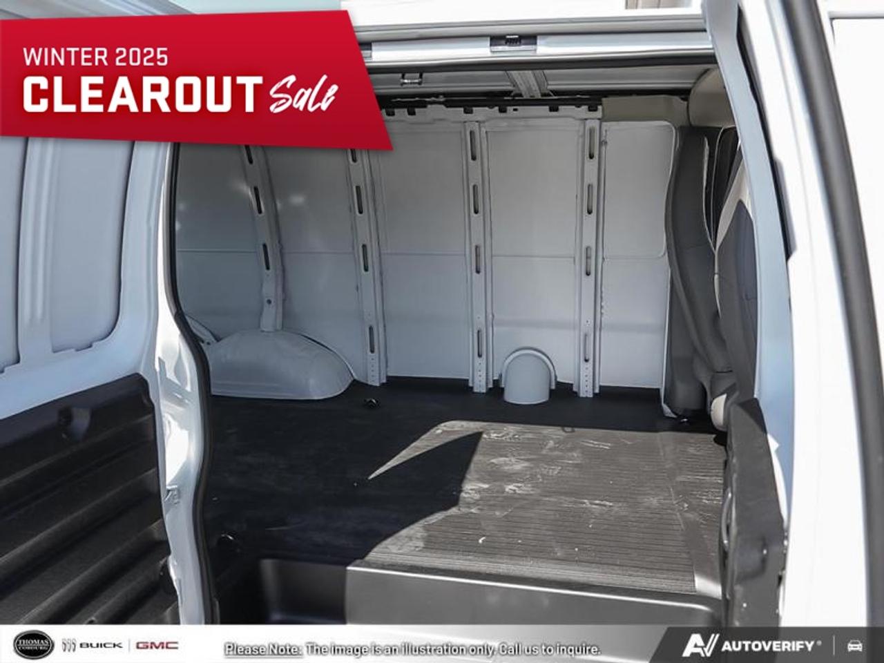 2025 GMC Savana 2500 Work Van Rear-Wheel Drive Cargo Van Photo