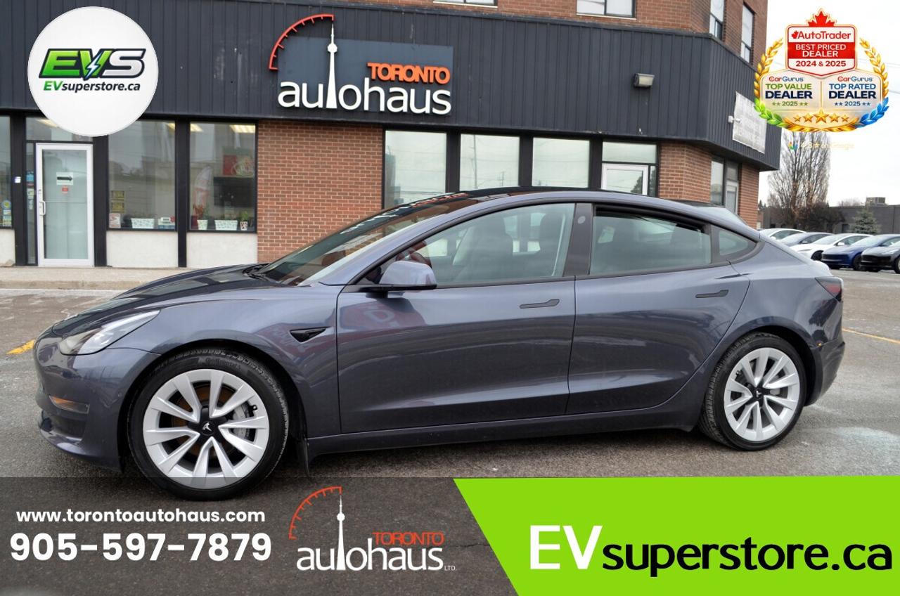 2022 Tesla Model 3 LFP I OVER 100 TESLAS I EVSUPERSTORE.CA Photo
