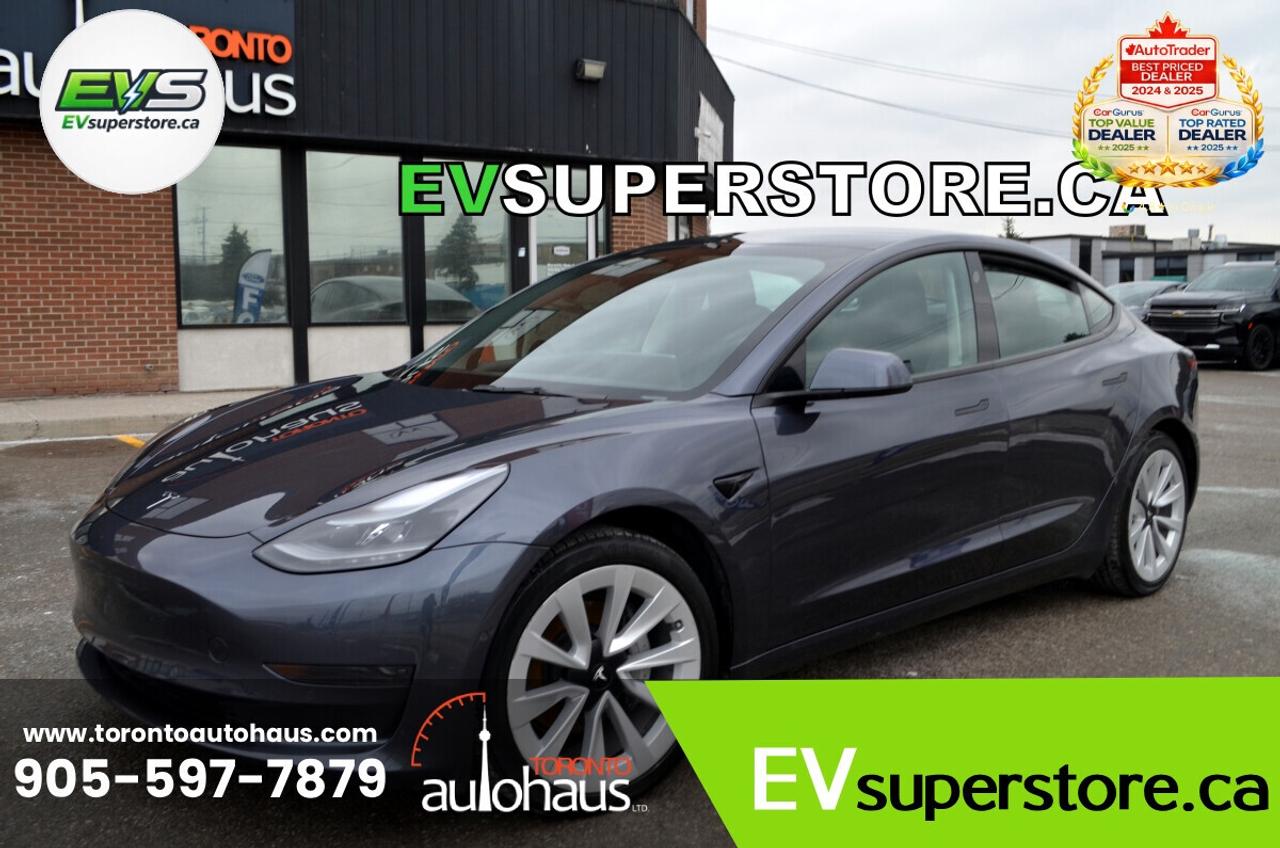 2022 Tesla Model 3 LFP I OVER 100 TESLAS I EVSUPERSTORE.CA Photo0