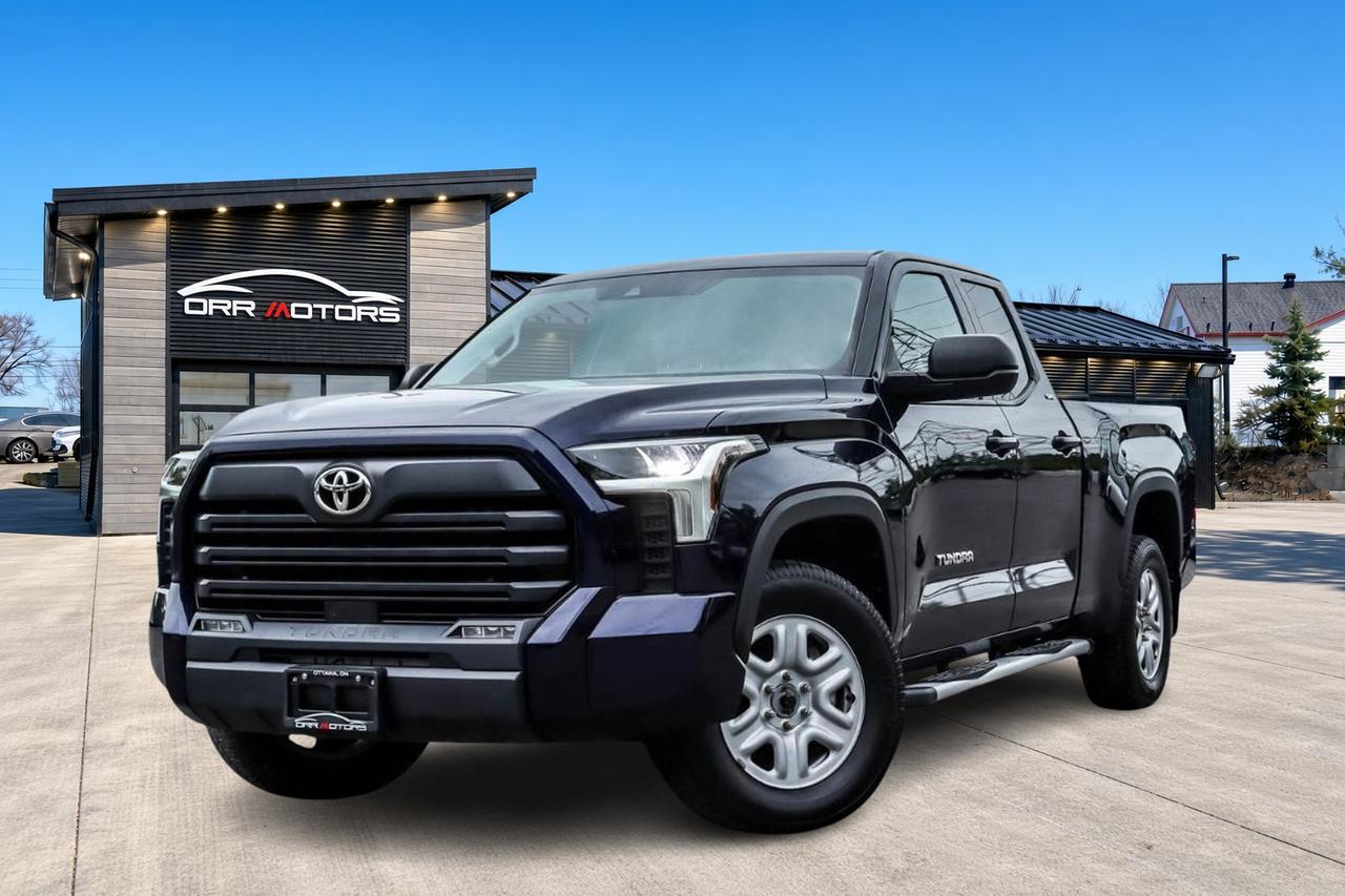 Blue 2023 Toyota Tundra Pickup Truck Four-Wheel Drive Automatic