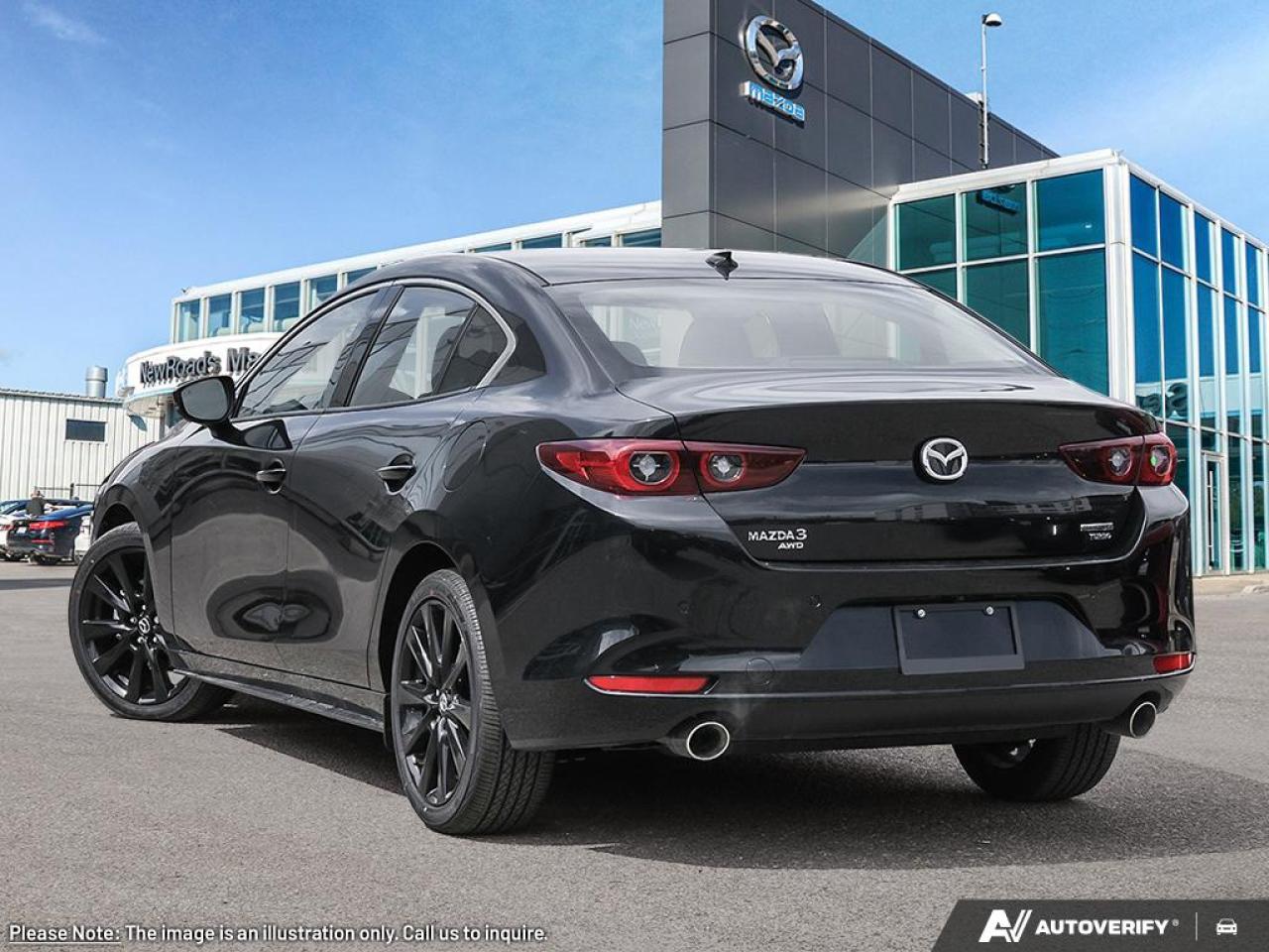 2025 Mazda 3 GT w/Turbo (A6) 4dr i-ACTIV All-Wheel Drive Sedan Photo3