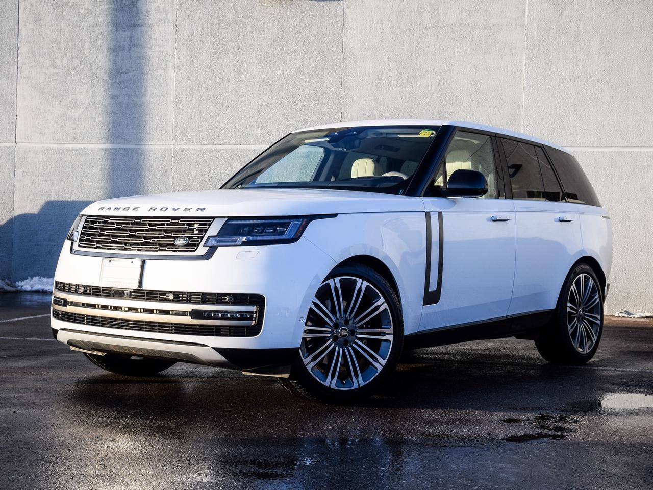 2025 Land Rover Range Rover NO LUX TAX RARE V6 WHITE ON PERLINO 23's LOW KM Photo0