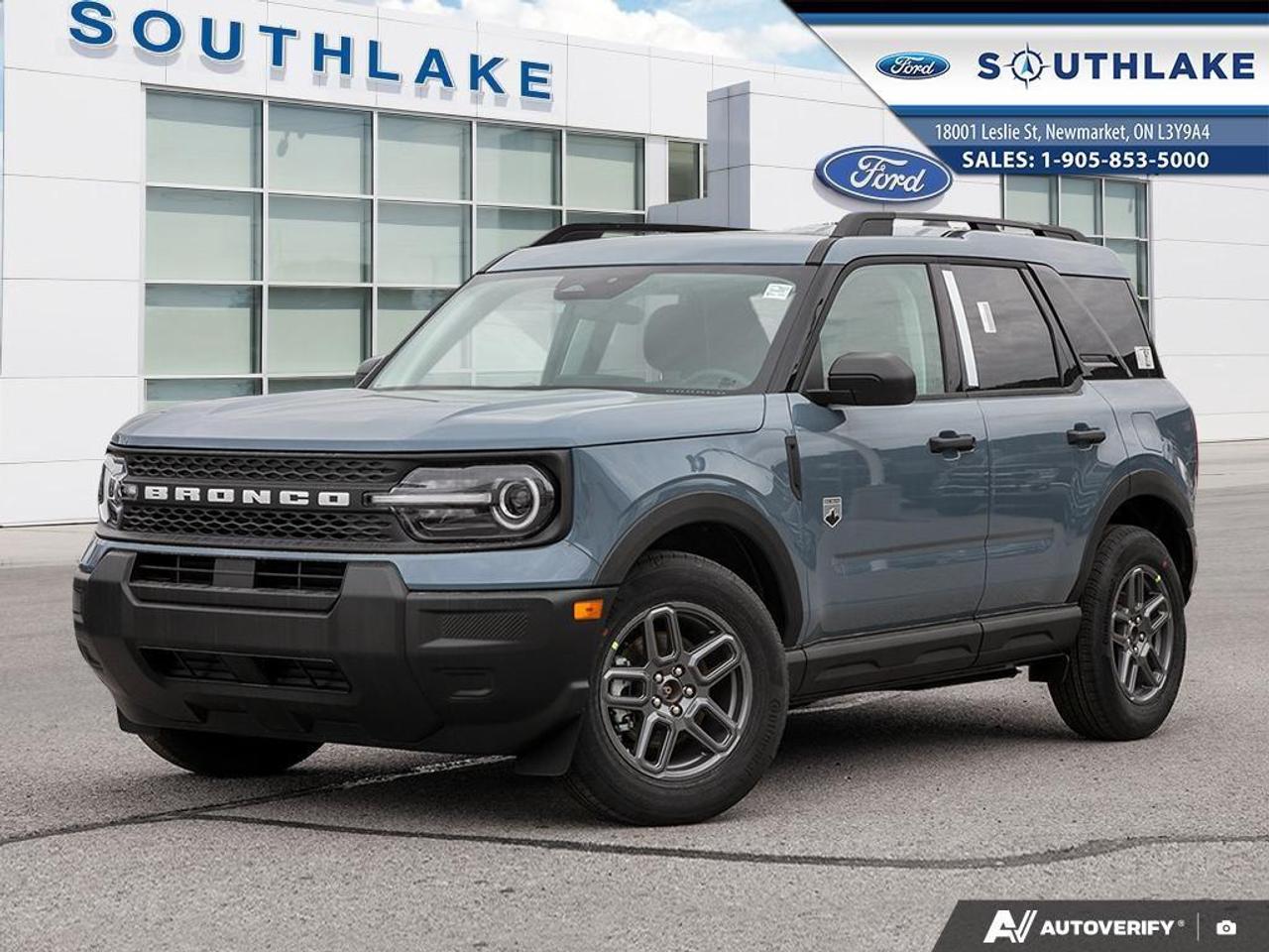 <p>Step into the future with the 2026 Ford Bronco Sport Big Bend 4x4, now available in a striking gray exterior complemented by an agile and confident 4×4 drivetrain. This brand new SUV, offered by Southlake Ford, ensures dynamic handling on both urban roads and rugged terrains.</p><p>Its bold exterior features the refined Azure Grey Metallic Tri-Coat finish that catches the eye, while the interior is designed with Medium Light Smoked Truffle colored cloth heated front bucket seats that promise comfort, style, and easy maintenance. The Terrain Management System with five G.O.A.T modes—normal, ECO, sport, slippery, and off-road—ensures you can tackle any landscape with ease. Alloy wheels and the distinctive Bronco style elevate this SUV’s presence on the road.</p><p>Equipped with state-of-the-art technology, the Bronco Sport offers features such as a backup camera, smart device integration, and a Wi-Fi hotspot, ensuring you stay connected wherever you are. Safety is prioritized with adaptive cruise control, lane assist, brake assist, and parking sensors, enhancing driver confidence on every journey.</p><p>This versatile SUV is perfect for adventure seekers and families alike, offering heated seats, a power driver's seat, and keyless entry for maximum comfort and convenience. You're invited to contact Southlake Ford to learn more about how the 2026 Ford Bronco Sport Big Bend 4x4 can fit your lifestyle. Reach out today to schedule your test drive!</p> <p>Here at Southlake Ford we take great pains to make sure our inventory on our site is as up to date as possible so our stock availability is updated twice per day. We know you've spent hours researching your vehicle of choice so we want to make it as easy as possible once you've made your decision. If the vehicle is listed on on our website, it is either in stock, or in-transit and available. Vehicle ETA's can vary but we register the vehicle once you've purchased it so all programs/incentives are protected. </p><p>Now for the fun stuff! Southlake Ford is proud to be partnering with Overdrive Automotive for all of your aftermarket needs or modifications. Lift kits, tires, wheels, winches, you name it and we can get it done. See in store or on our social channels for more details or goto <a target=_blank rel=noopener noreferrer nofollow href=http://www.overdriveauto.com>www.overdriveauto.com</a> </p>