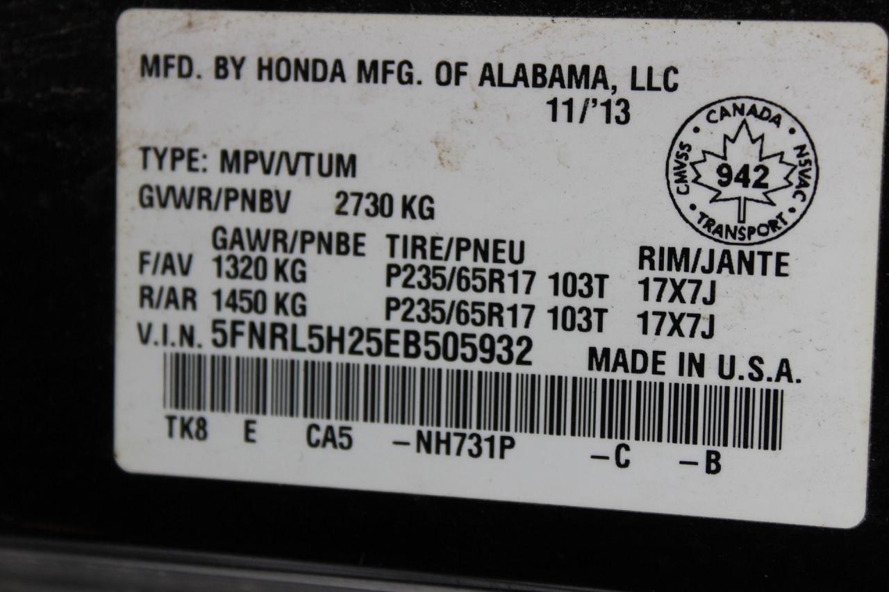 2014 Honda Odyssey LX Photo