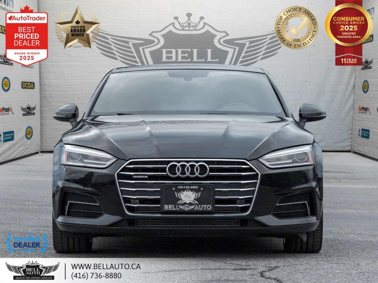 2019 Audi A5 Progressiv   QUATTRO   NAVI   B.CAM   SUNROOF   REDLTHR   NOACCIDENT Photo1
