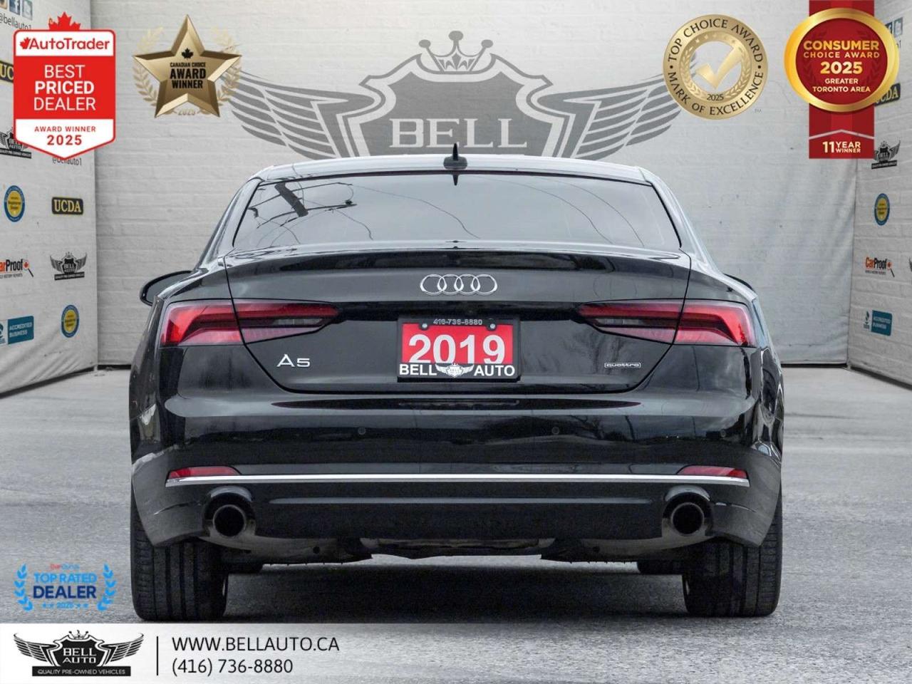 2019 Audi A5 Progressiv   QUATTRO   NAVI   B.CAM   SUNROOF   REDLTHR   NOACCIDENT Photo