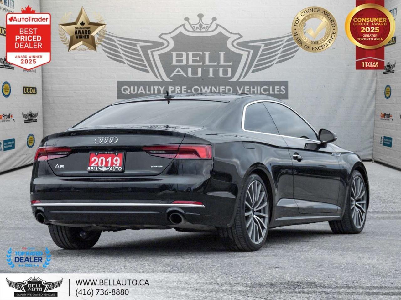 2019 Audi A5 Progressiv   QUATTRO   NAVI   B.CAM   SUNROOF   REDLTHR   NOACCIDENT Photo