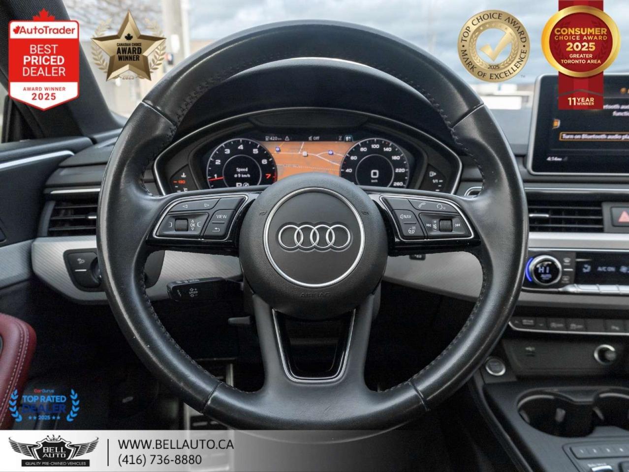 2019 Audi A5 Progressiv   QUATTRO   NAVI   B.CAM   SUNROOF   REDLTHR   NOACCIDENT Photo