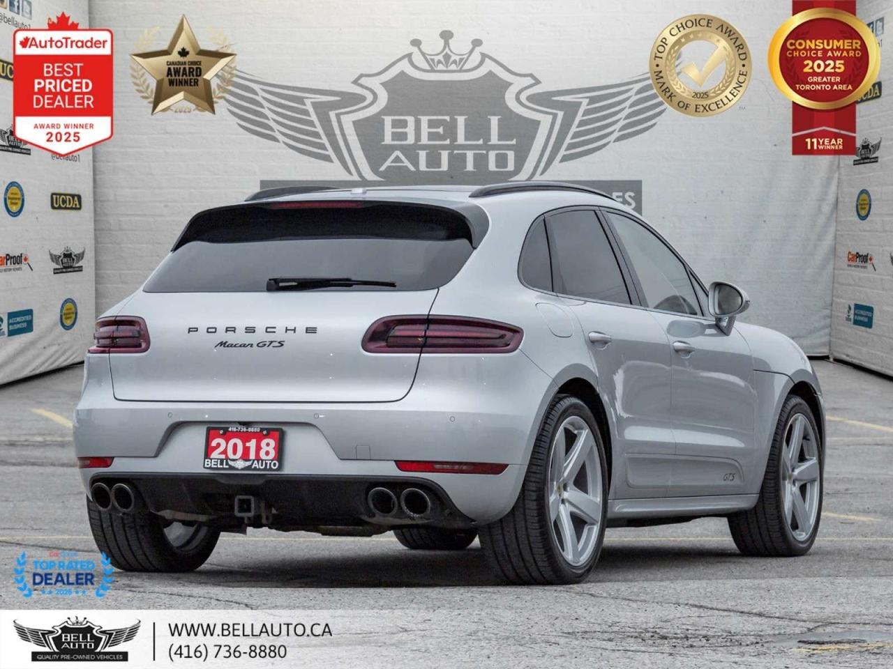 2018 Porsche Macan GTS   PRMPKGPLUS   21SPRTWHLS   REDLTHR   PANO   NOACCIDENT Photo