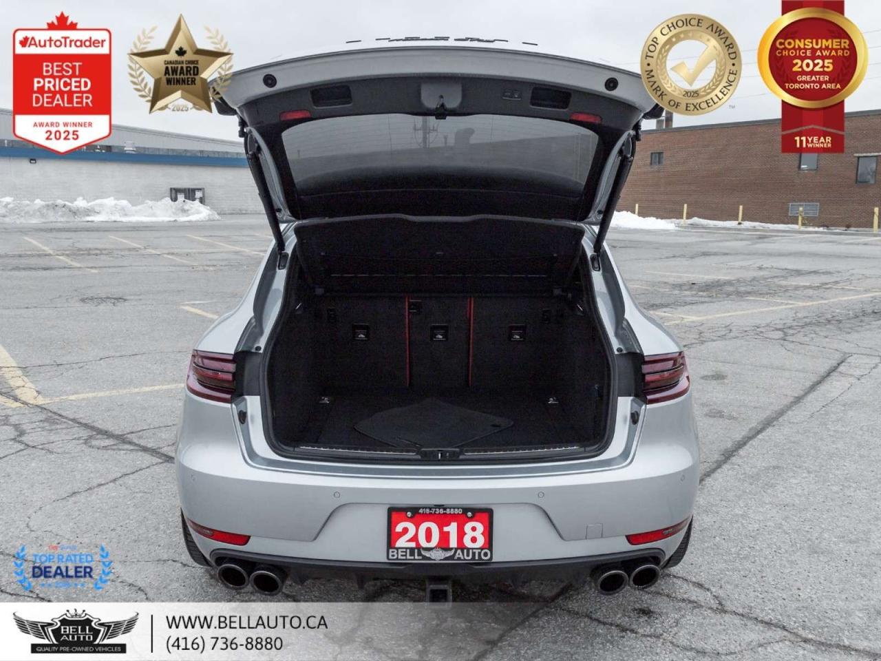 2018 Porsche Macan GTS   PRMPKGPLUS   21SPRTWHLS   REDLTHR   PANO   NOACCIDENT Photo