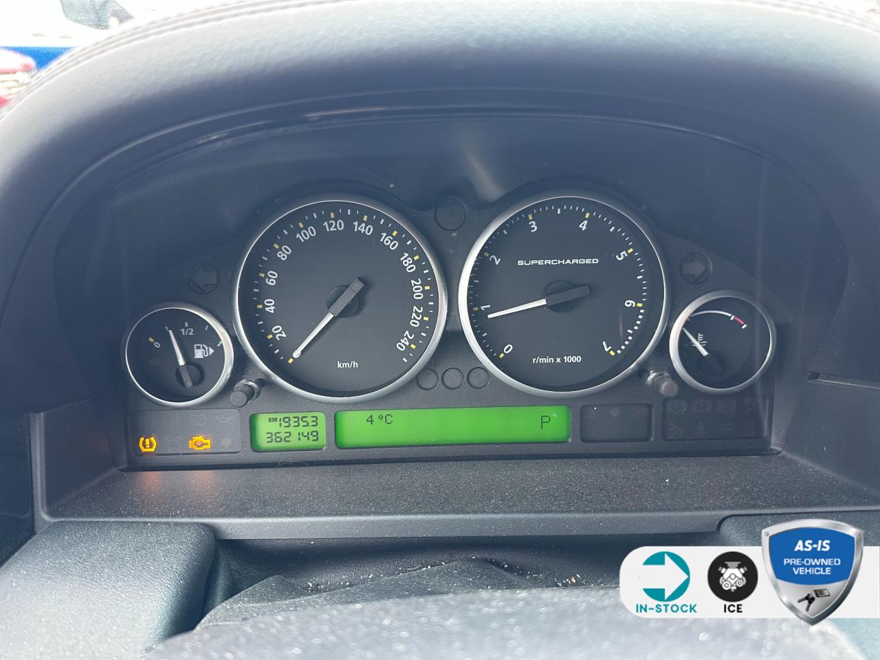 2008 Land Rover Range Rover Supercharged SUPERCHARGED | JAVA BLACK |20 10-SPOKE WHLS Photo