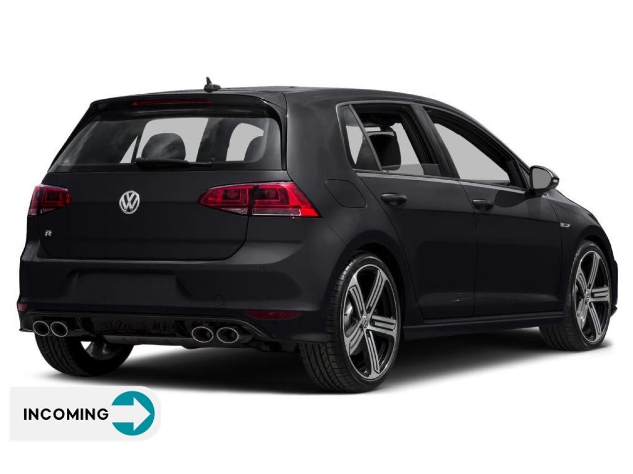 2017 Volkswagen Golf R 2.0 TSI DEEP BLACK PEARL | TITAN BLACK VIENNA LEATHER SEATING SURFACES | TECHNOLOGY PKG | ALLOY WHEEL PKG Photo2