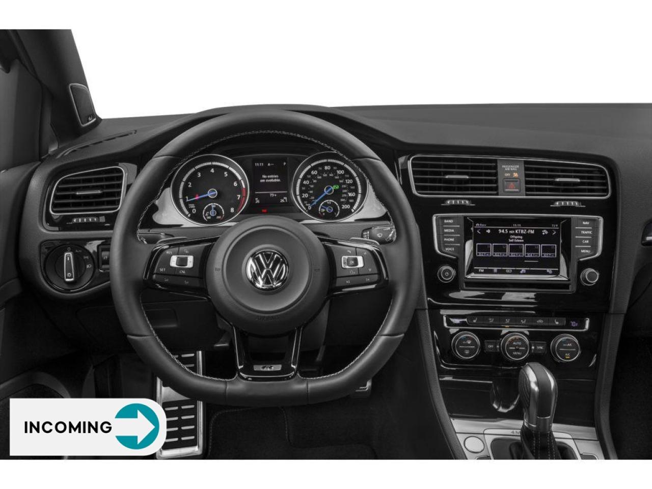 2017 Volkswagen Golf R 2.0 TSI DEEP BLACK PEARL | TITAN BLACK VIENNA LEATHER SEATING SURFACES | TECHNOLOGY PKG | ALLOY WHEEL PKG Photo3