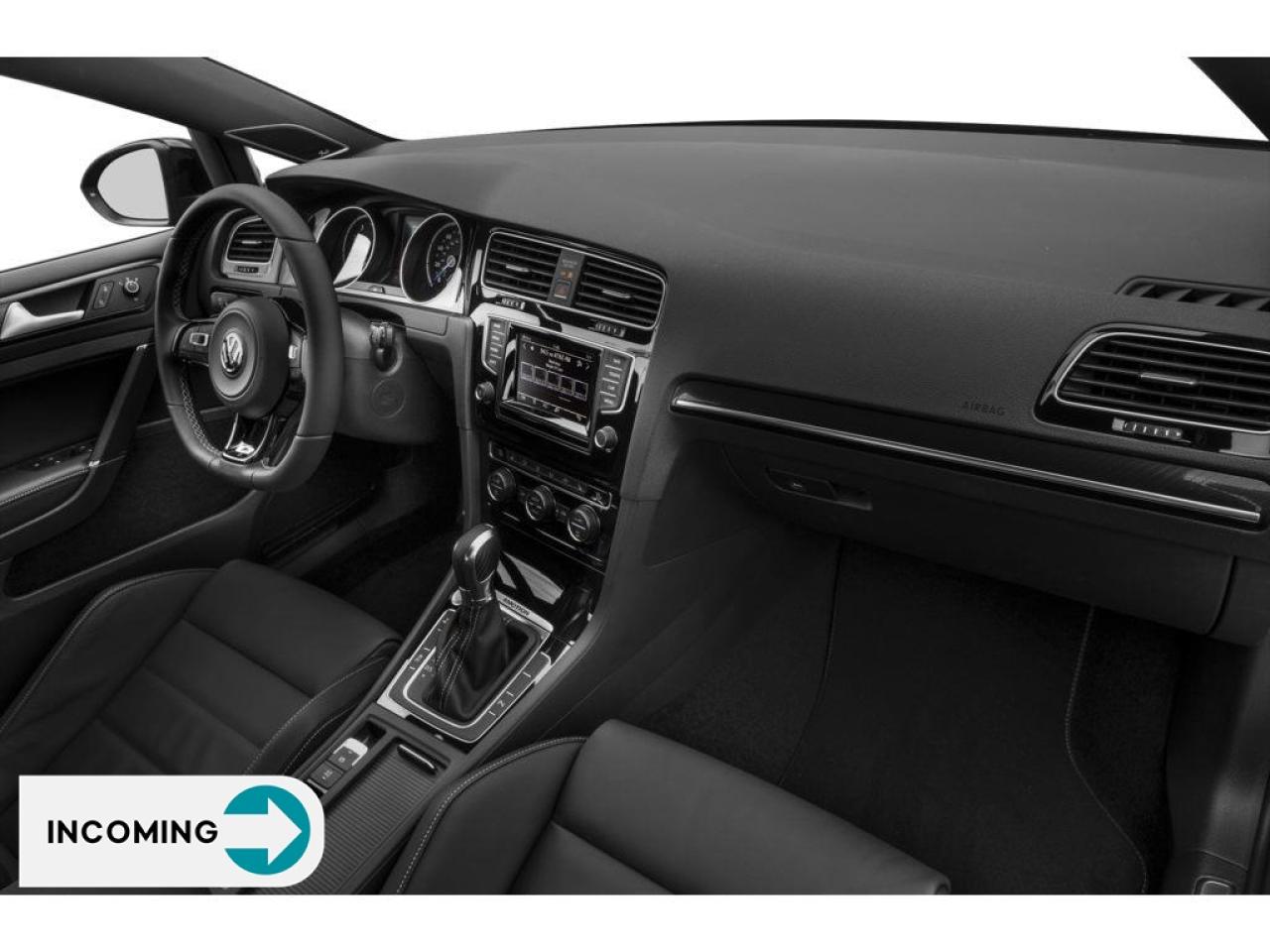 2017 Volkswagen Golf R 2.0 TSI DEEP BLACK PEARL | TITAN BLACK VIENNA LEATHER SEATING SURFACES | TECHNOLOGY PKG | ALLOY WHEEL PKG Photo