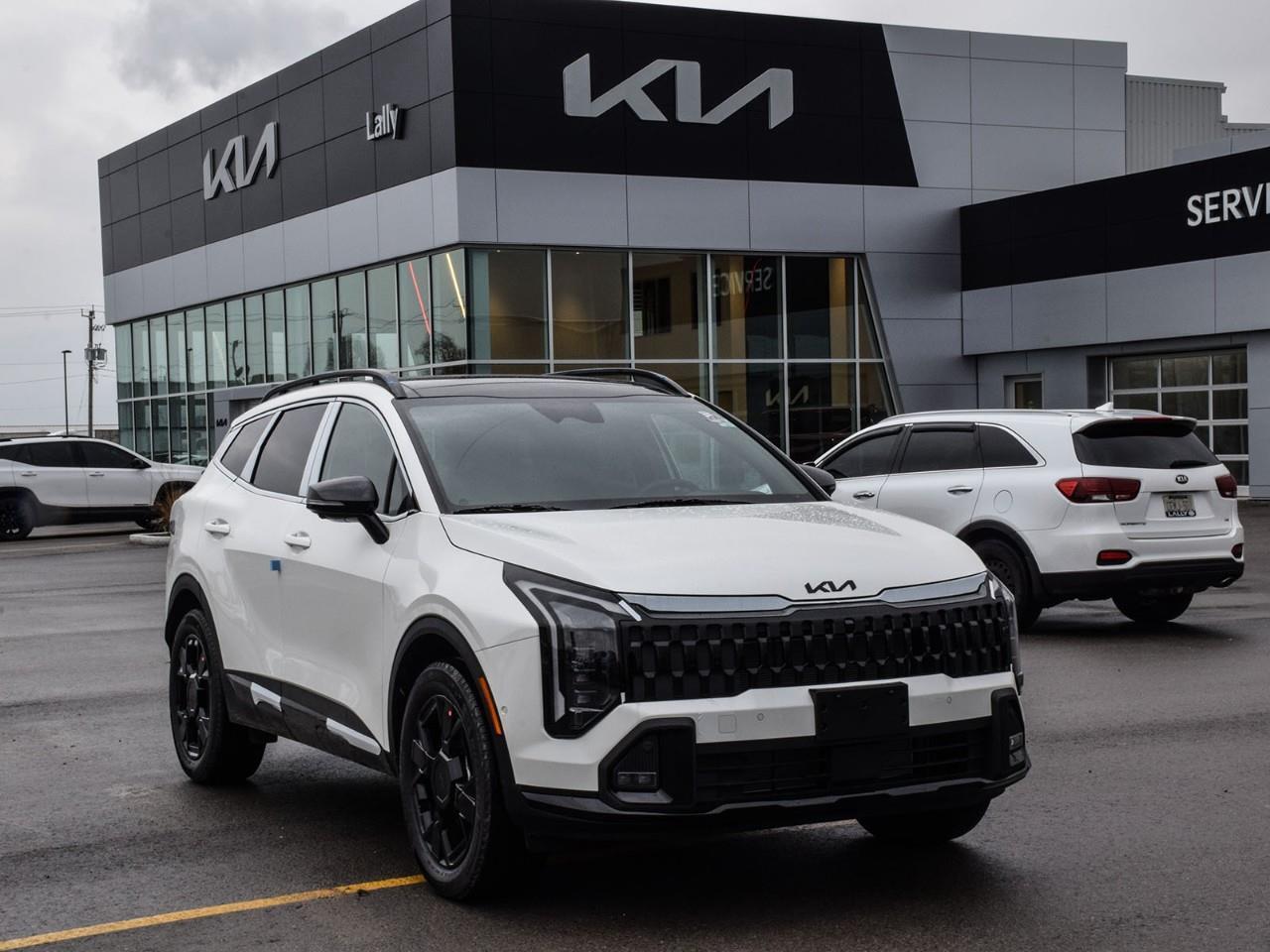 <h3><strong>2026 Kia Sportage  X-Line Limited  Stock #LKSP00557</strong></h3><p>The <strong>2026 Kia Sportage X-Line Limited</strong> delivers a striking combination of rugged design, premium comfort, and everyday versatility  making it a standout choice for drivers seeking a capable and stylish compact SUV. Powered by a smooth automatic transmission with available all-wheel drive, this Sportage confidently handles city commute, highway travel, and changing Canadian weather conditions with ease.</p><p>Inside, the X-Line Limited trim surrounds you with <strong>leather seating surfaces</strong>, heated front seats, and a heated steering wheel  ideal for added comfort on cool mornings and snowy drives. The spacious cabin offers plenty of room for passengers and cargo, with thoughtful storage solutions that make everyday life more convenient.</p><p>Technology and connectivity take centre stage with a modern touchscreen infotainment system featuring <strong>Apple CarPlay and Android Auto</strong>, while a suite of advanced driver-assist systems enhances your confidence on the road. The Sportages bold exterior styling is complemented by rugged accents and alloy wheels wrapped in all-season <strong>tires</strong>, giving it a distinctive and athletic presence.</p><p>With its blend of capable performance, premium features, and refined design, the <strong>2026 Kia Sportage X-Line Limited</strong> is a well-rounded and compelling choice in the compact SUV segment.</p><p><strong>Call us today for the latest incentives from Kia Canada!</strong></p> <p>OnRoads: Deductible coverage + Windshield chip coverage + theft/recovery benefit policy. Mats/Wheel locks</p>