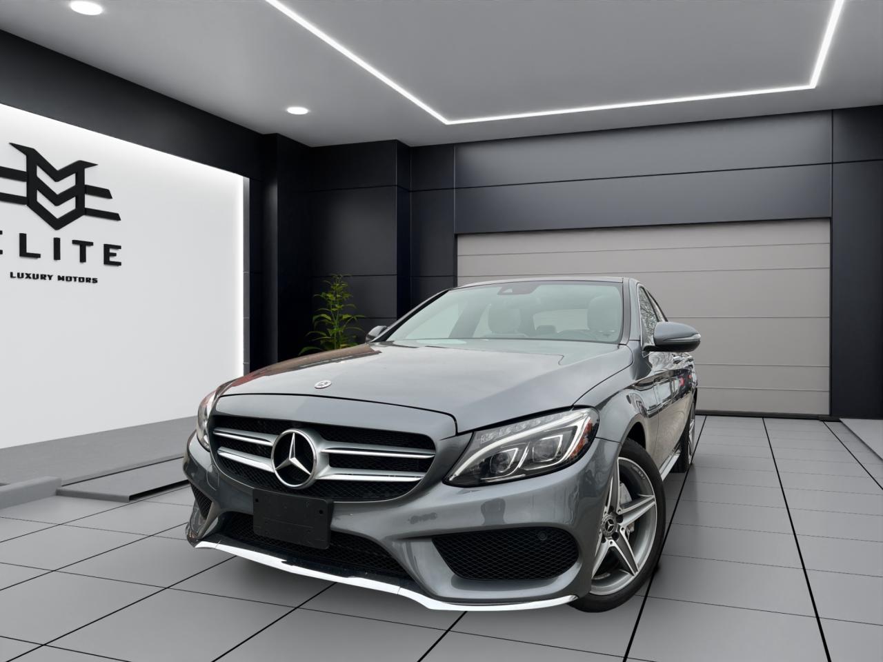 2018 Mercedes-Benz C-Class C300 4MATIC - AMG PKG - SUNROOF - LEATHER !! Photo