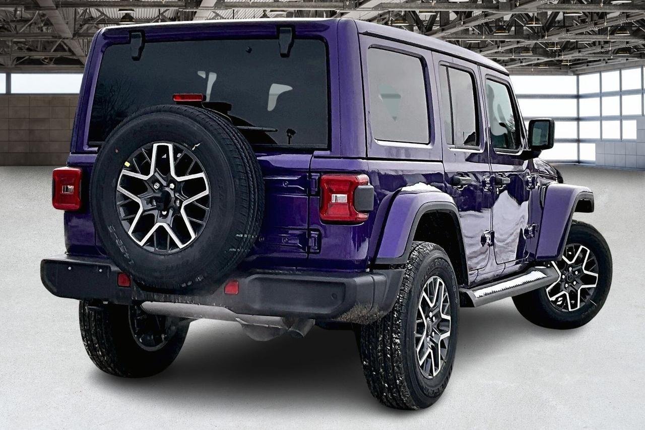 2026 Jeep Wrangler SAHARA | Sky-Top | Leather | PURPLE REIGN !!!!! Photo