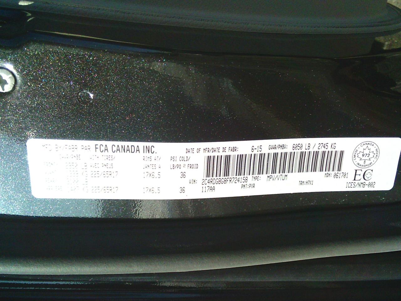 2015 Dodge Grand Caravan 4dr Wgn SE Photo