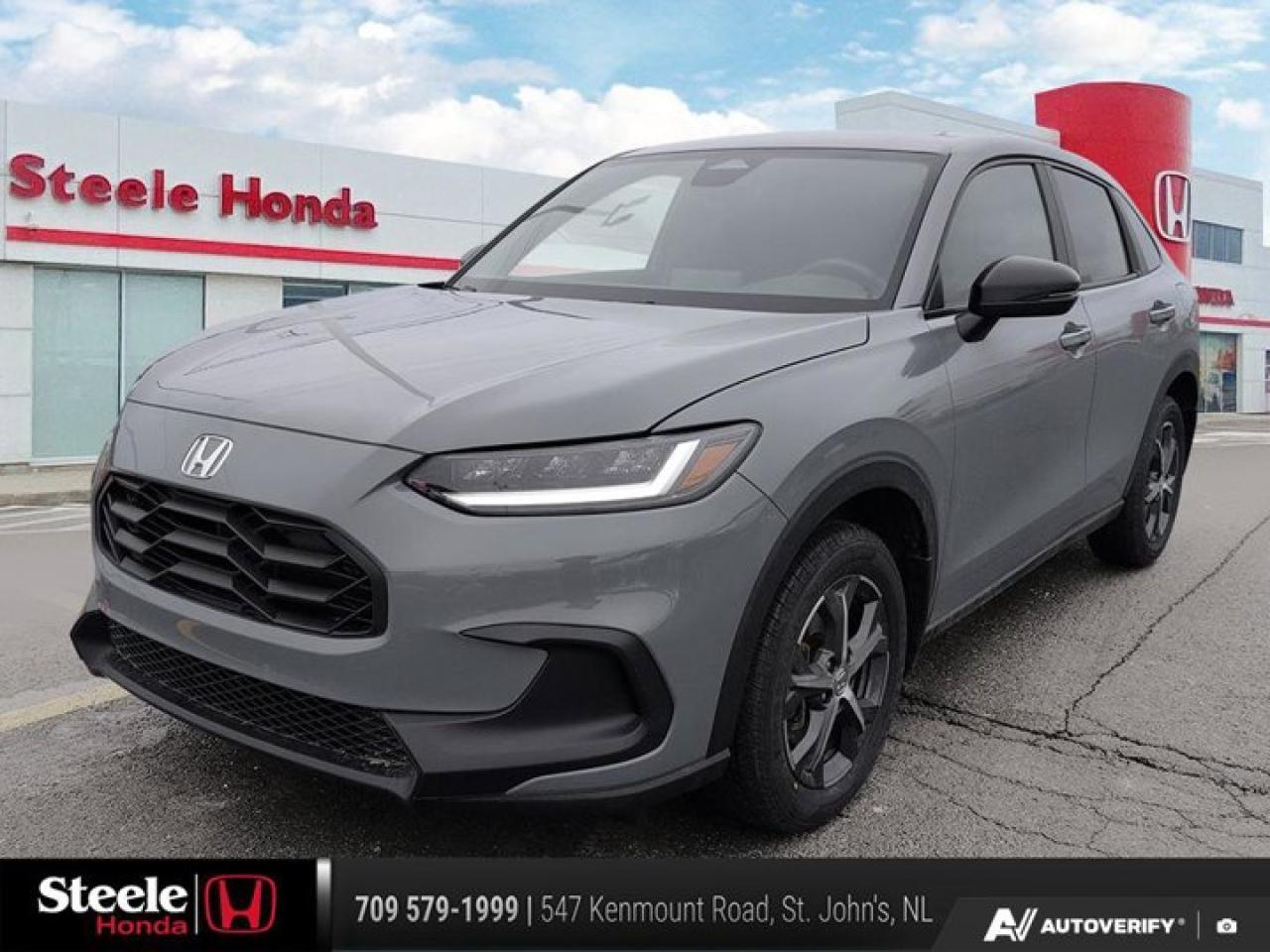 Recent Arrival!2024 Honda HR-V Sport AWD*VALUE MARKET PRICING*.Honda Certified Details:* Vehicle history report. Access to MyHonda* 7 year / 160,000 km Power Train Warranty whichever comes first. This is an additional 2 year/60,000 kms beyond the original factory Power Train warranty. Honda Certified Used Vehicles also have the option to upgrade to a Honda Plus Extended Warranty* 7 day/1,000 km exchange privilege whichever comes first* Exclusive finance rates on Certified Pre-Owned Honda models* Multipoint Inspection* 24 hours/day, 7 days/weekIf you are looking for a sporty sedan, truck, crossover or anything in between, you can be sure to get a great pre-owned vehicle at Steele Honda.Our Core Values are aligned with how we conduct business and how we cultivate success. We believe in doing the right thing, with integrity and transparency. We are committed to excellence and delivering the best experience for customers and employees.